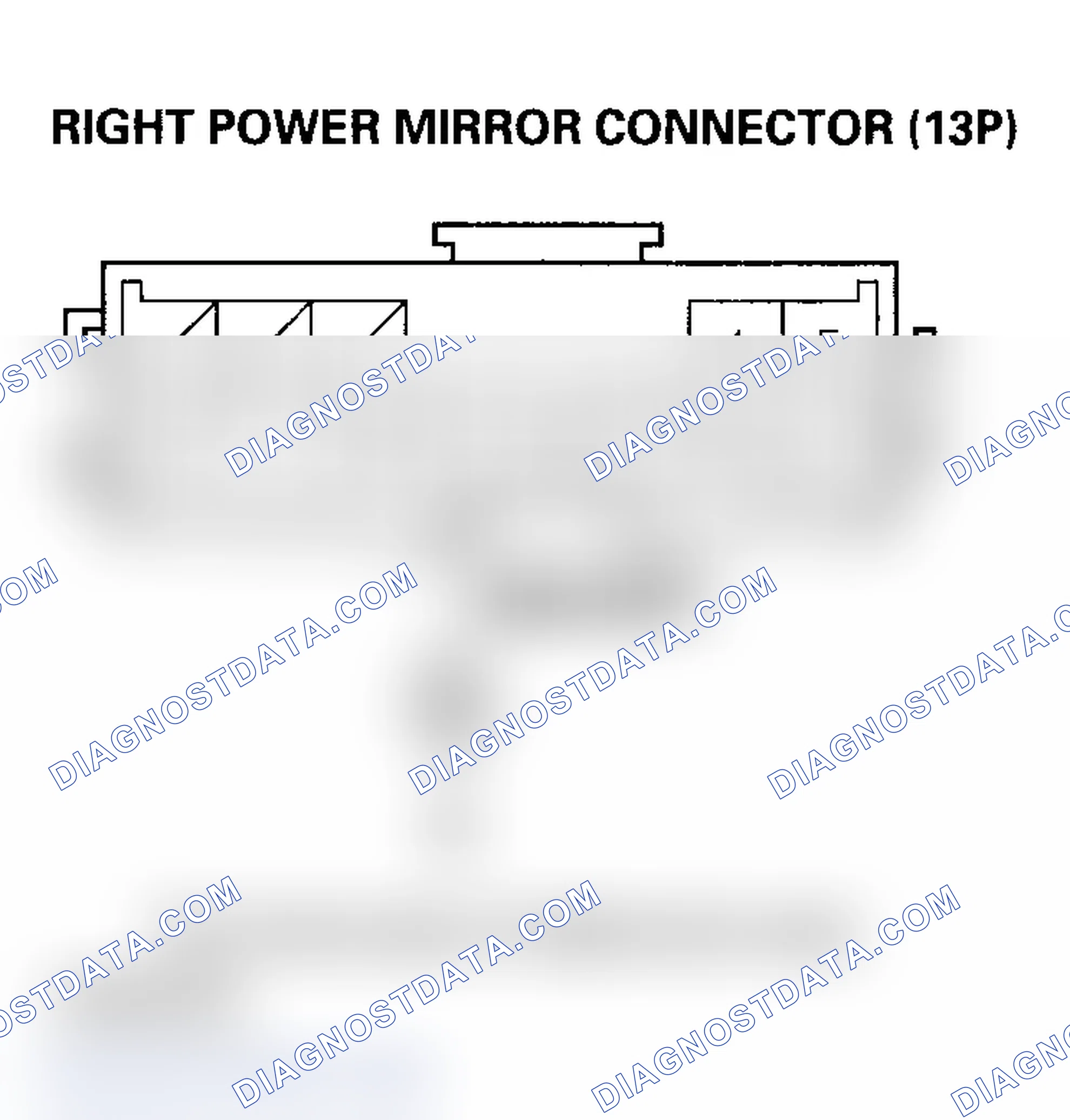 Scheme 50: DTC B1830: Right Mirror Horizontal Sensor Malfunction