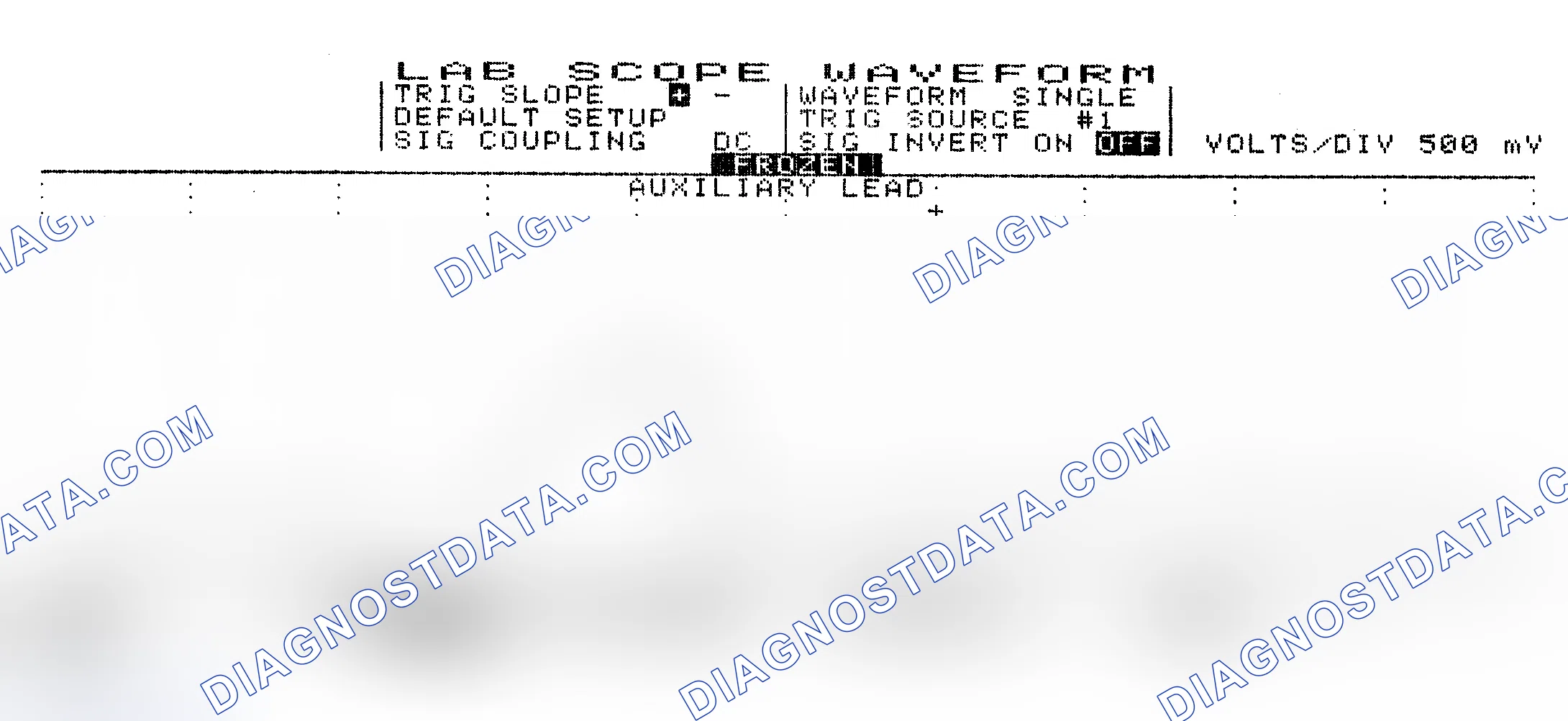 Scheme 10: Single Injector w/Excessive Current Flow - Current Pattern