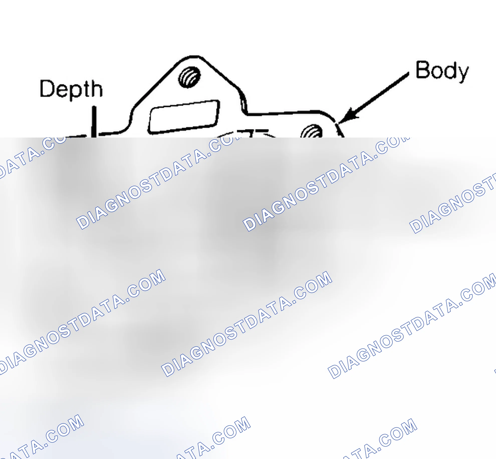 Scheme 35: Measuring Oil Pump Gear Cavity