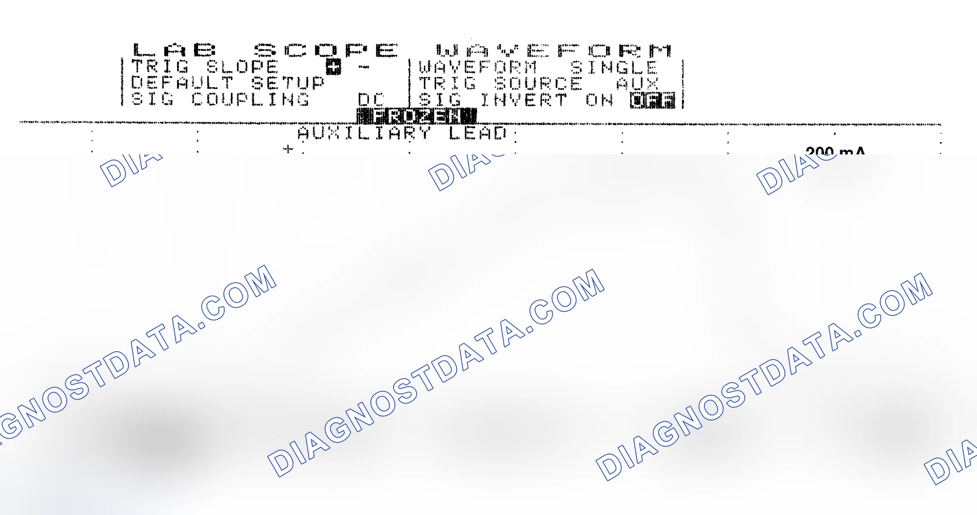 Scheme 13: Single Injector w/Normal Current Flow - Current Pattern