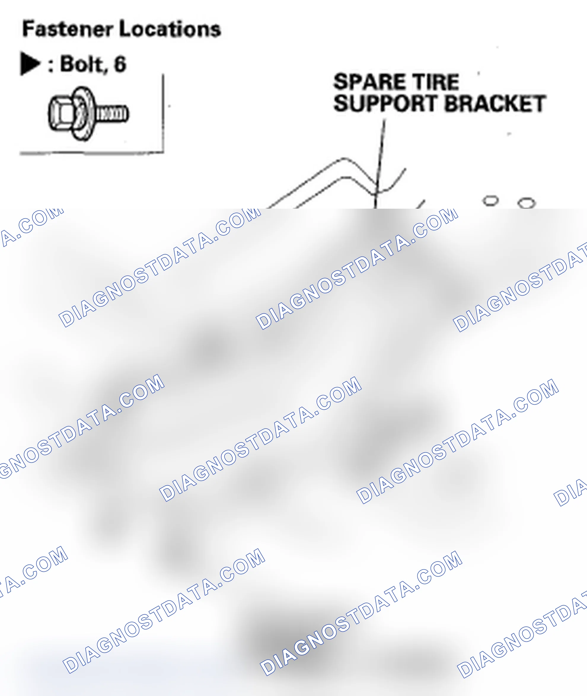 Scheme 2: Spare Tire Support Bracket Torque