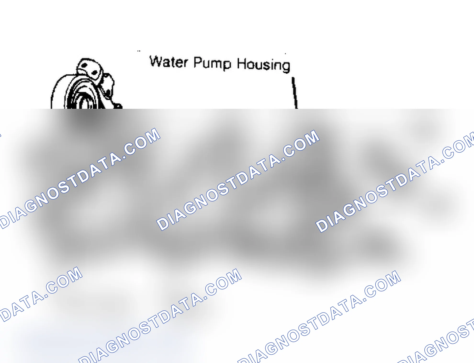 Scheme 17: Exploded View of Water Pump Assembly