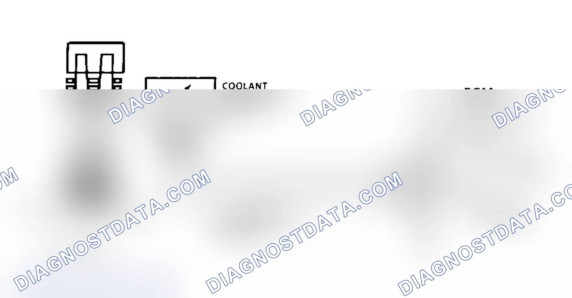 Scheme 181: Code 14 Schematic (5.7L) Coolant Sensor Signal Voltage Low