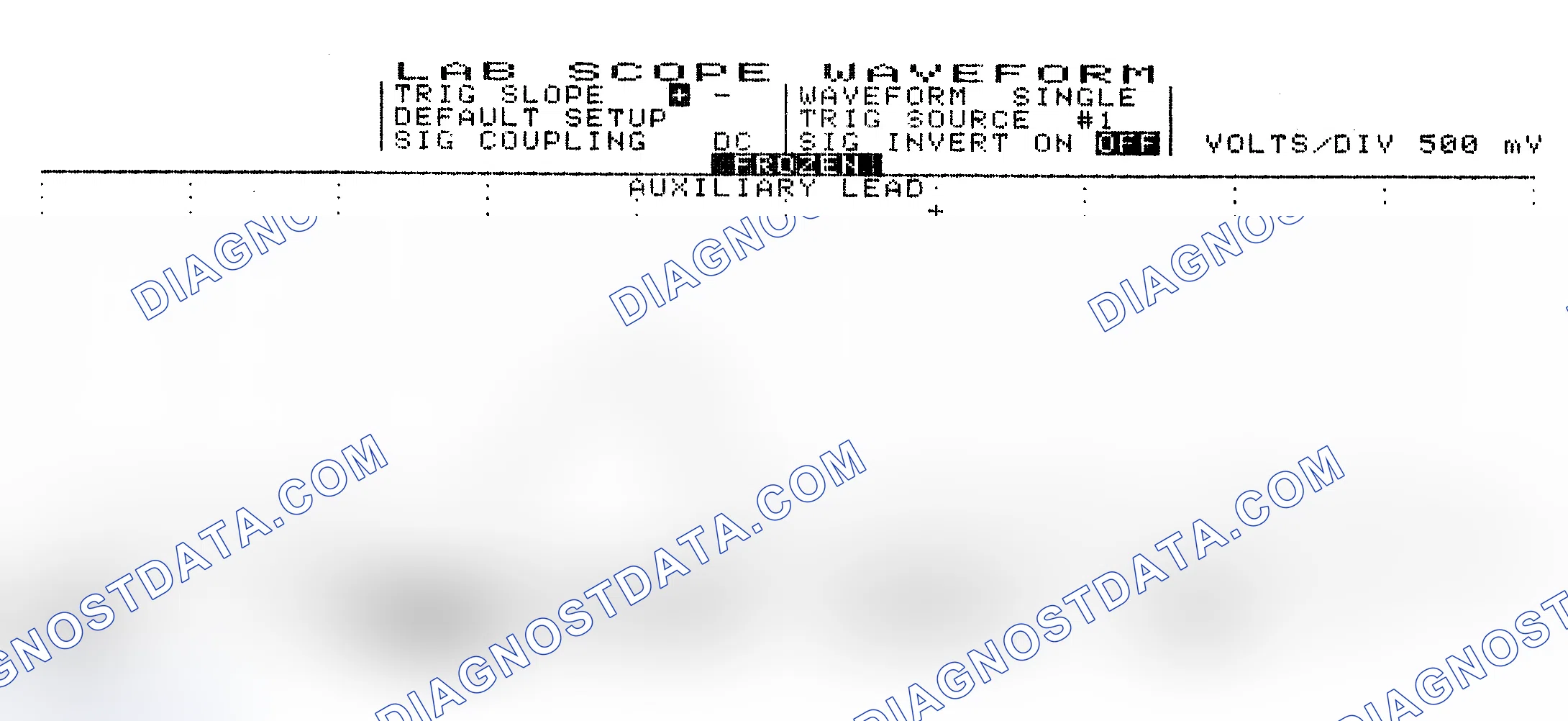 Scheme 10: Single Injector w/Excessive Current Flow - Current Pattern