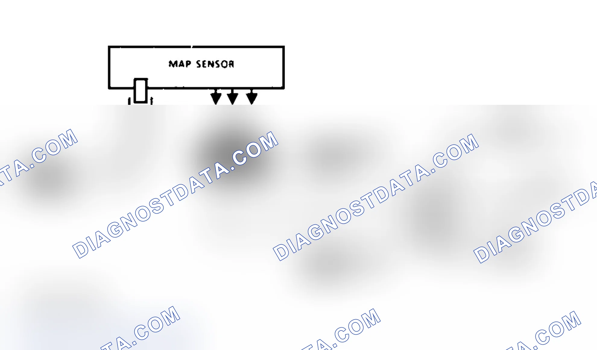 Scheme 265: Code 33 (7.4L) MAP Sensor Signal Voltage High