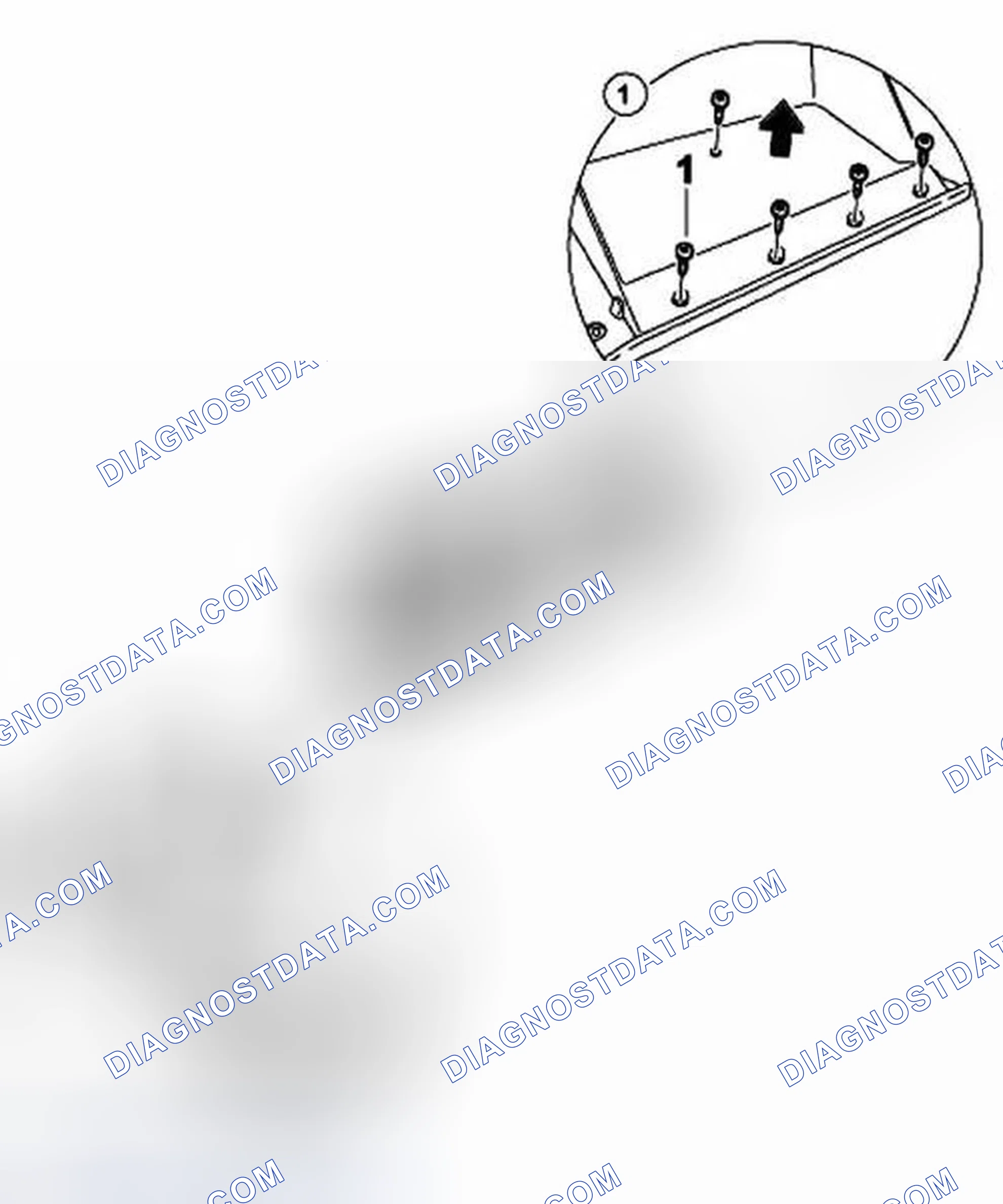 Scheme 28: Removing lid for glove compartment