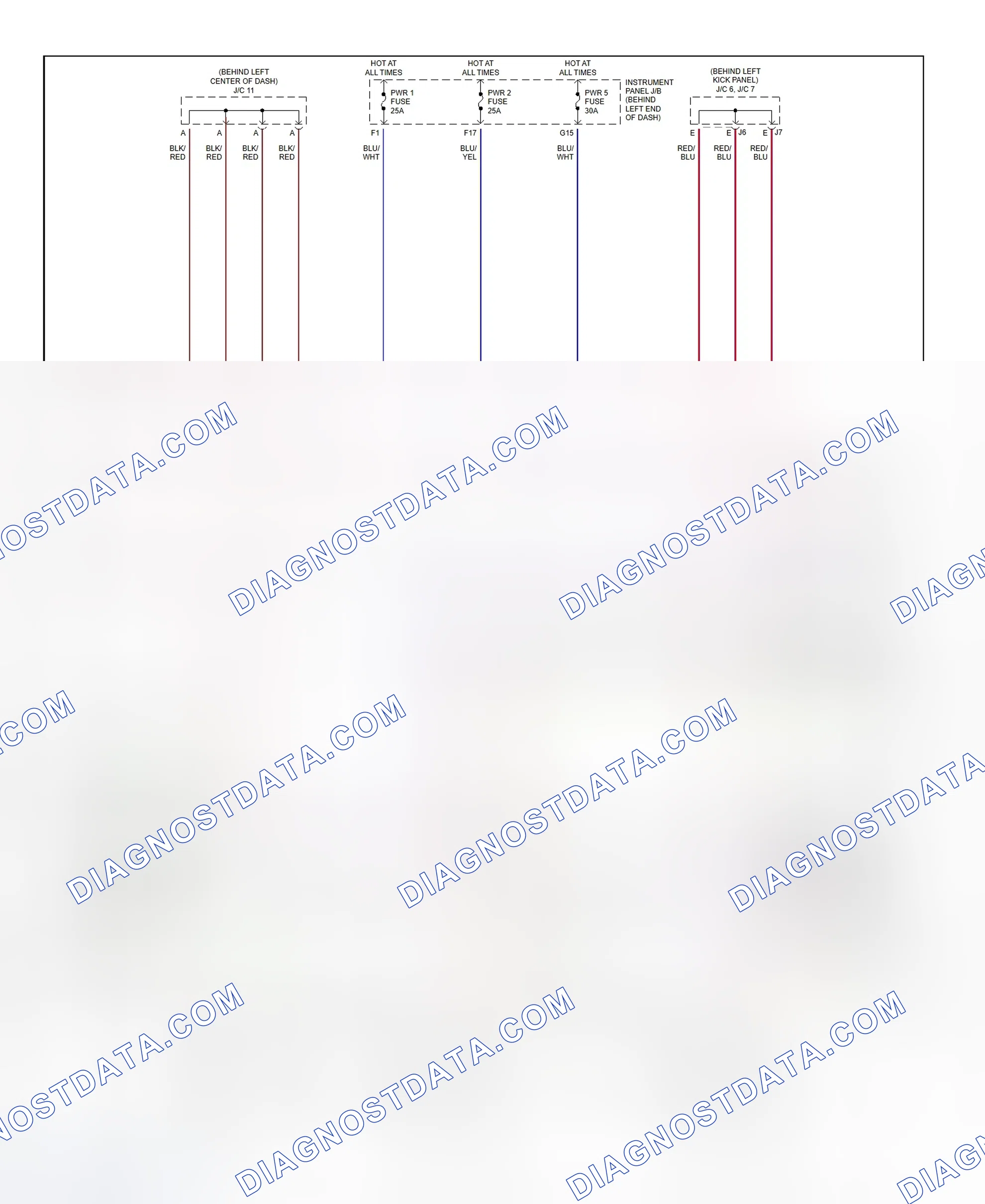 Scheme 6: Power Window System Wiring Diagram (Sequoia 2 Of 2)