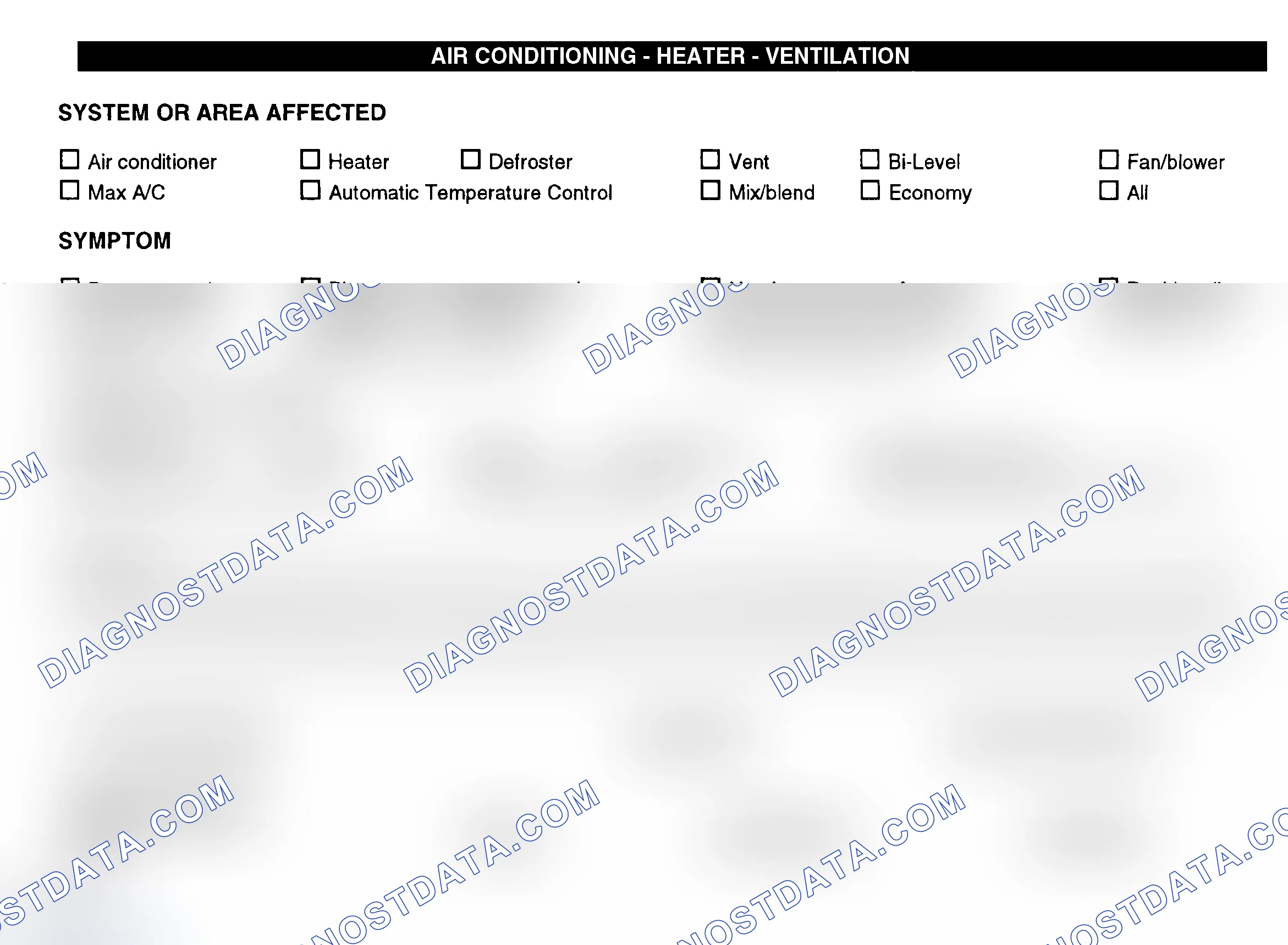 Scheme 8: Air Conditioning, Heater & Ventilation