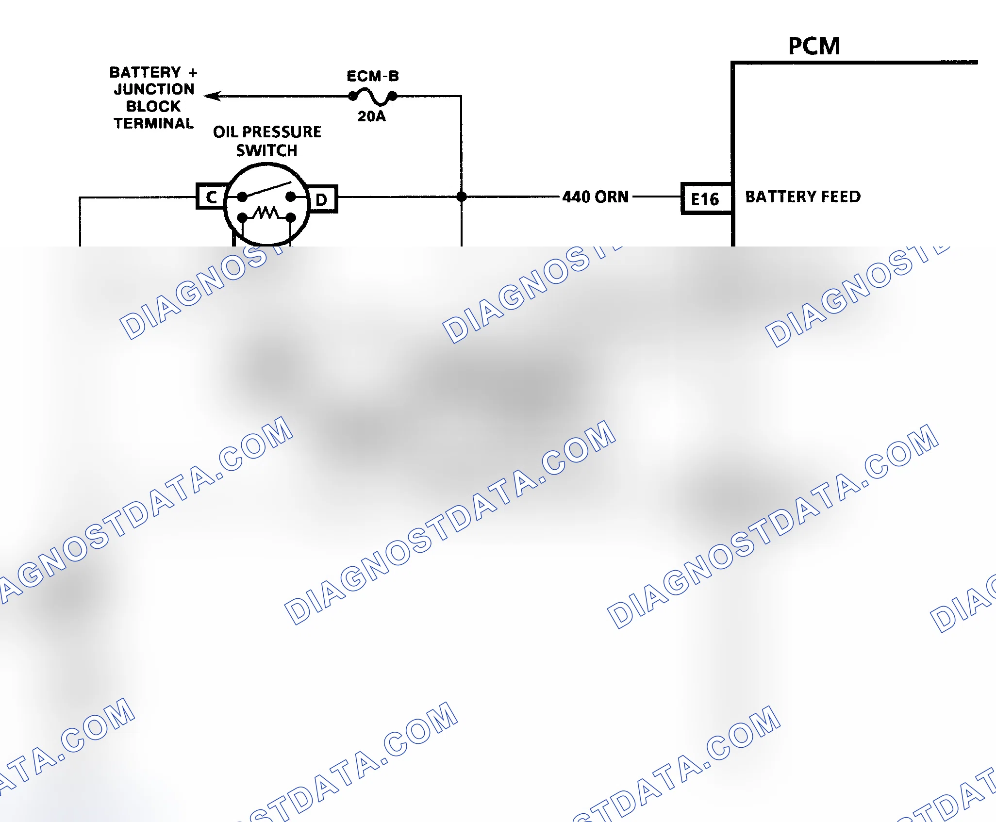 Scheme 169: Code 54 Schematic ("C" & "K" Series) Fuel Pump Circuit