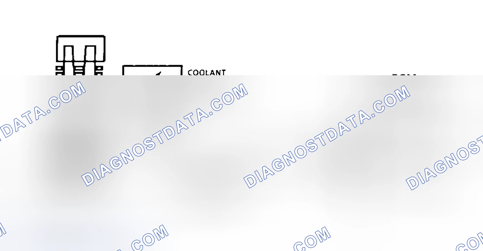 Scheme 3: Code 14 Schematic (5.7L) Coolant Sensor Signal Voltage Low