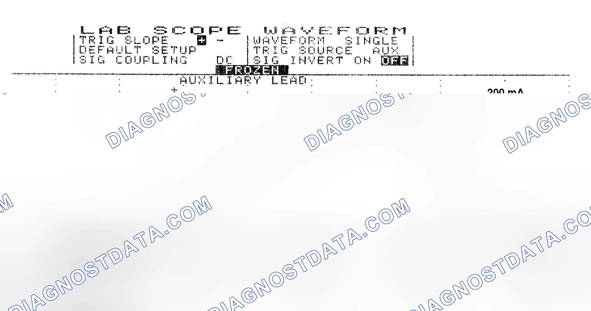Scheme 13: Single Injector w/Normal Current Flow - Current Pattern