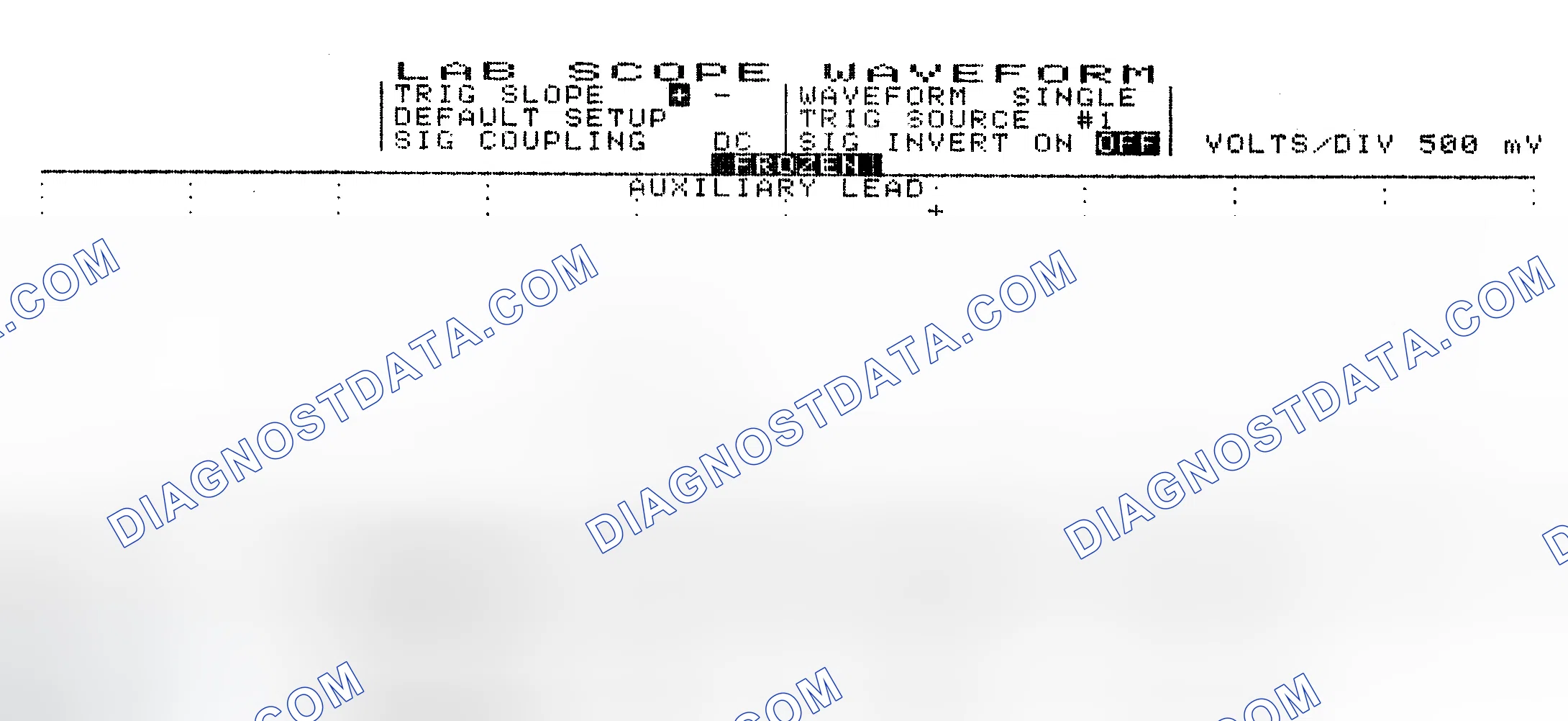Scheme 10: Single Injector w/Excessive Current Flow - Current Pattern