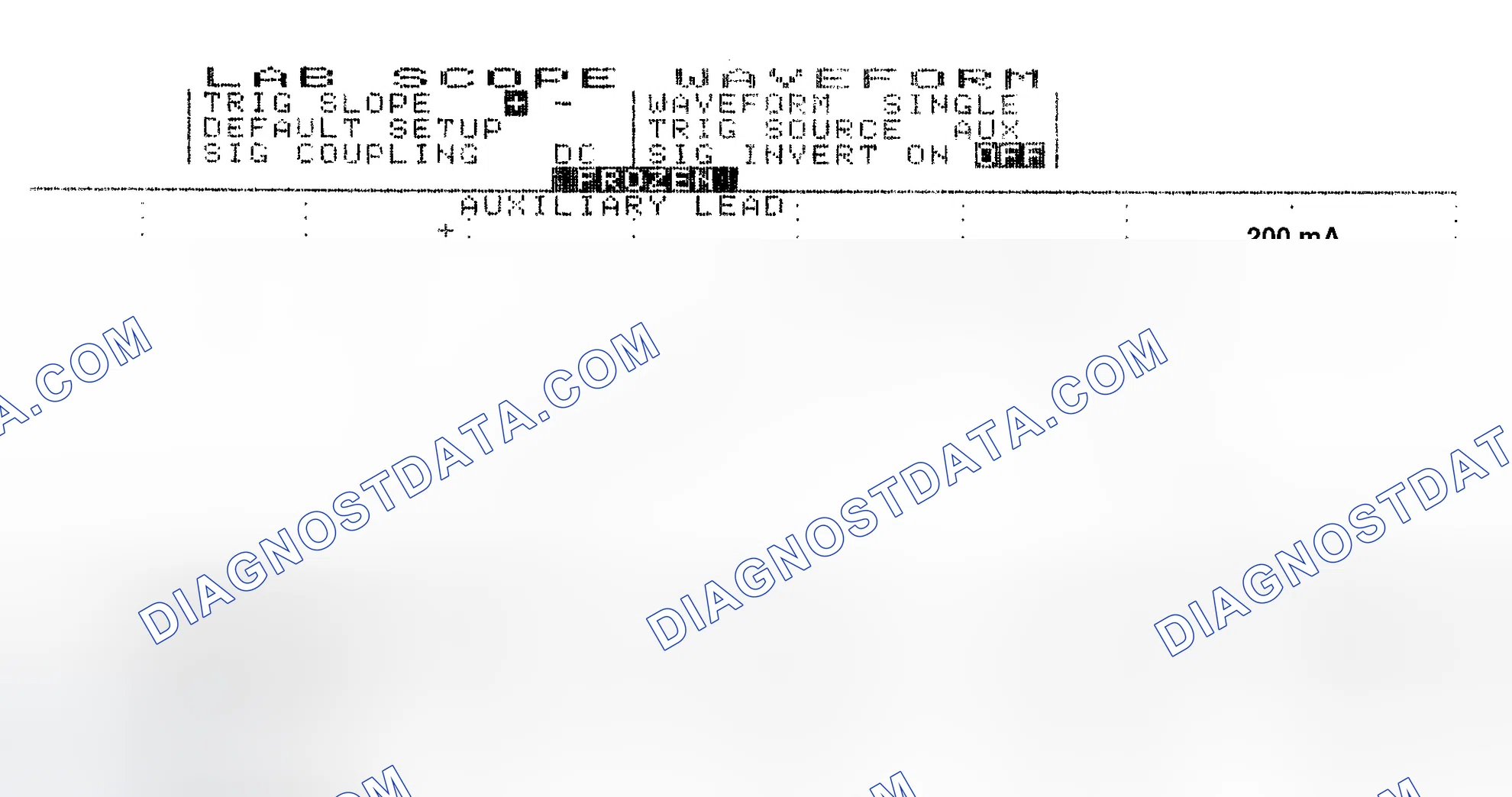 Scheme 13: Single Injector w/Normal Current Flow - Current Pattern