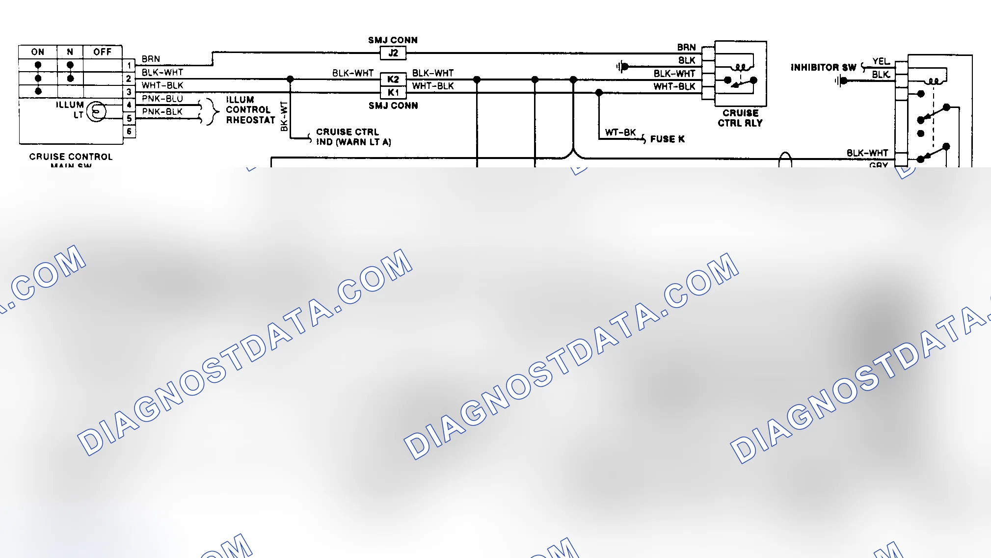 Fig. 14: Cruise Control System Schematic (1991 Pathfinder & Pickup)