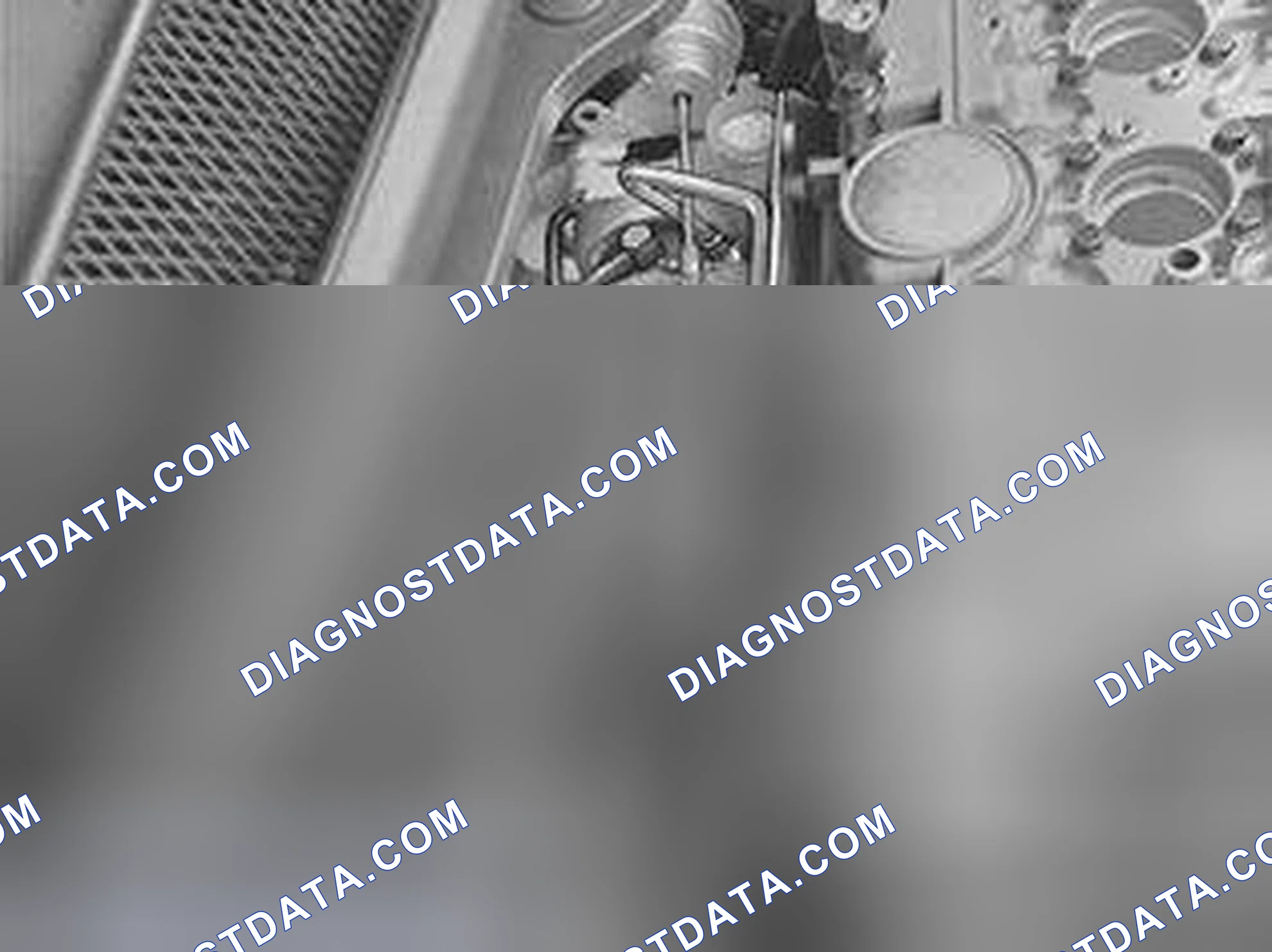 Scheme 62: Installing the manifold and turbocharger (TC)