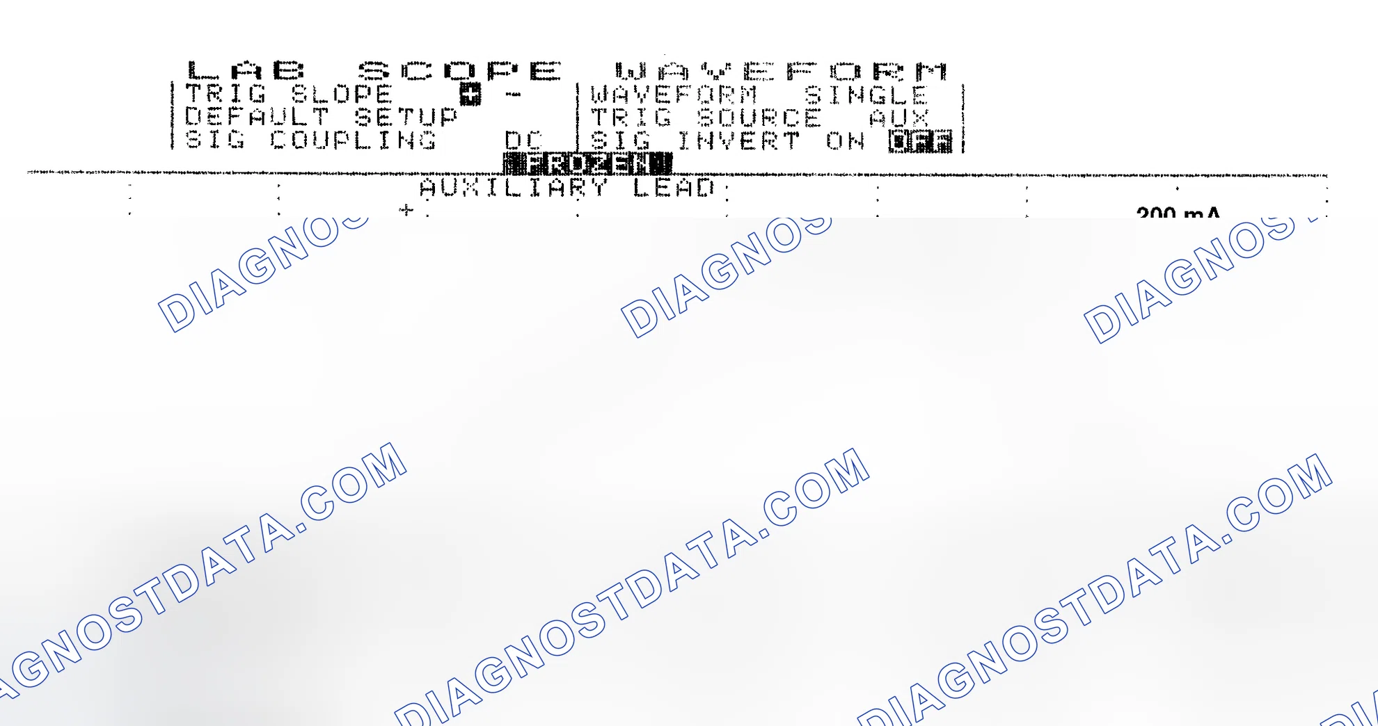 Scheme 13: Single Injector w/Normal Current Flow - Current Pattern