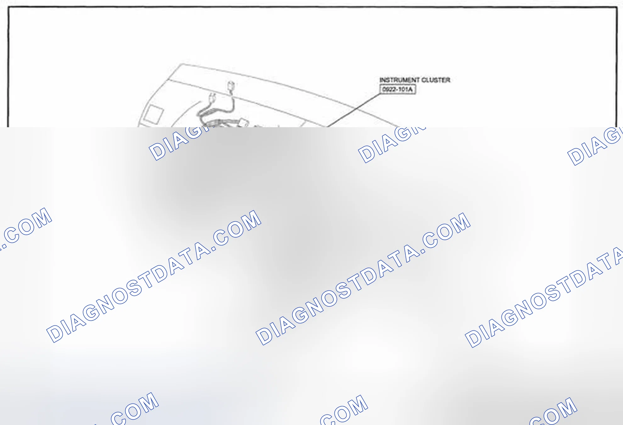 Scheme 349: Instrument Cluster System Wiring Diagram - 0922-1h (2 Of 2)