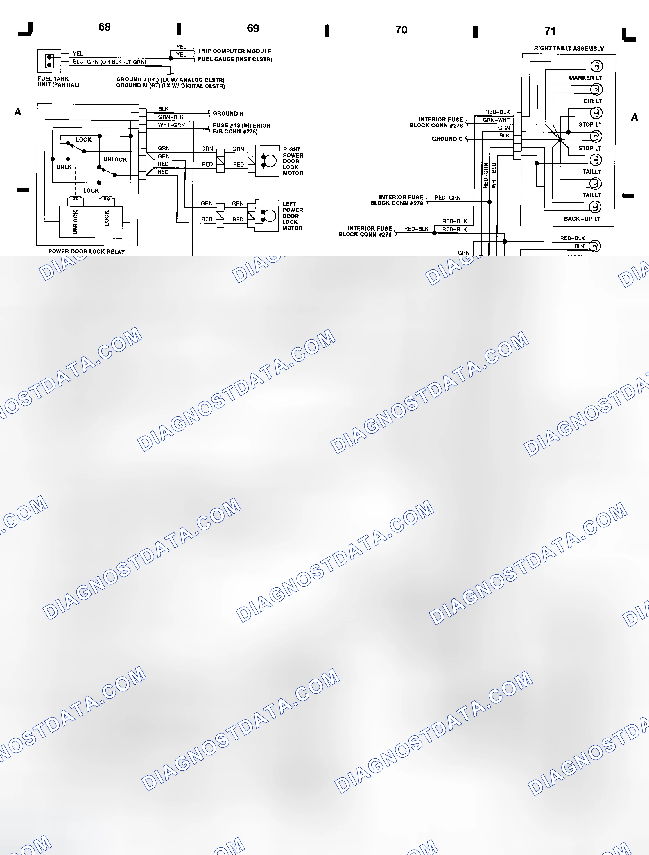 Scheme 9: Power Mirror Switch - Probe (Grid E 68-70)