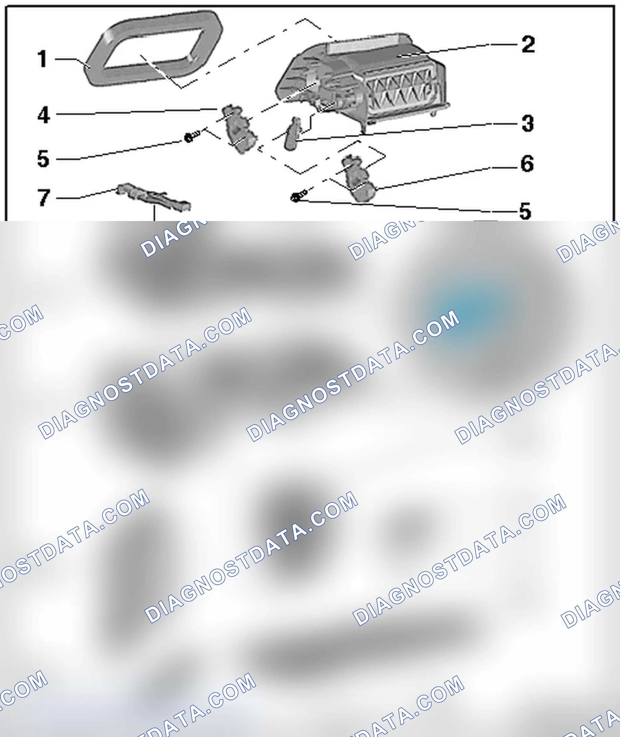 Scheme 472: A/C UNIT AIR INTAKE HOUSING