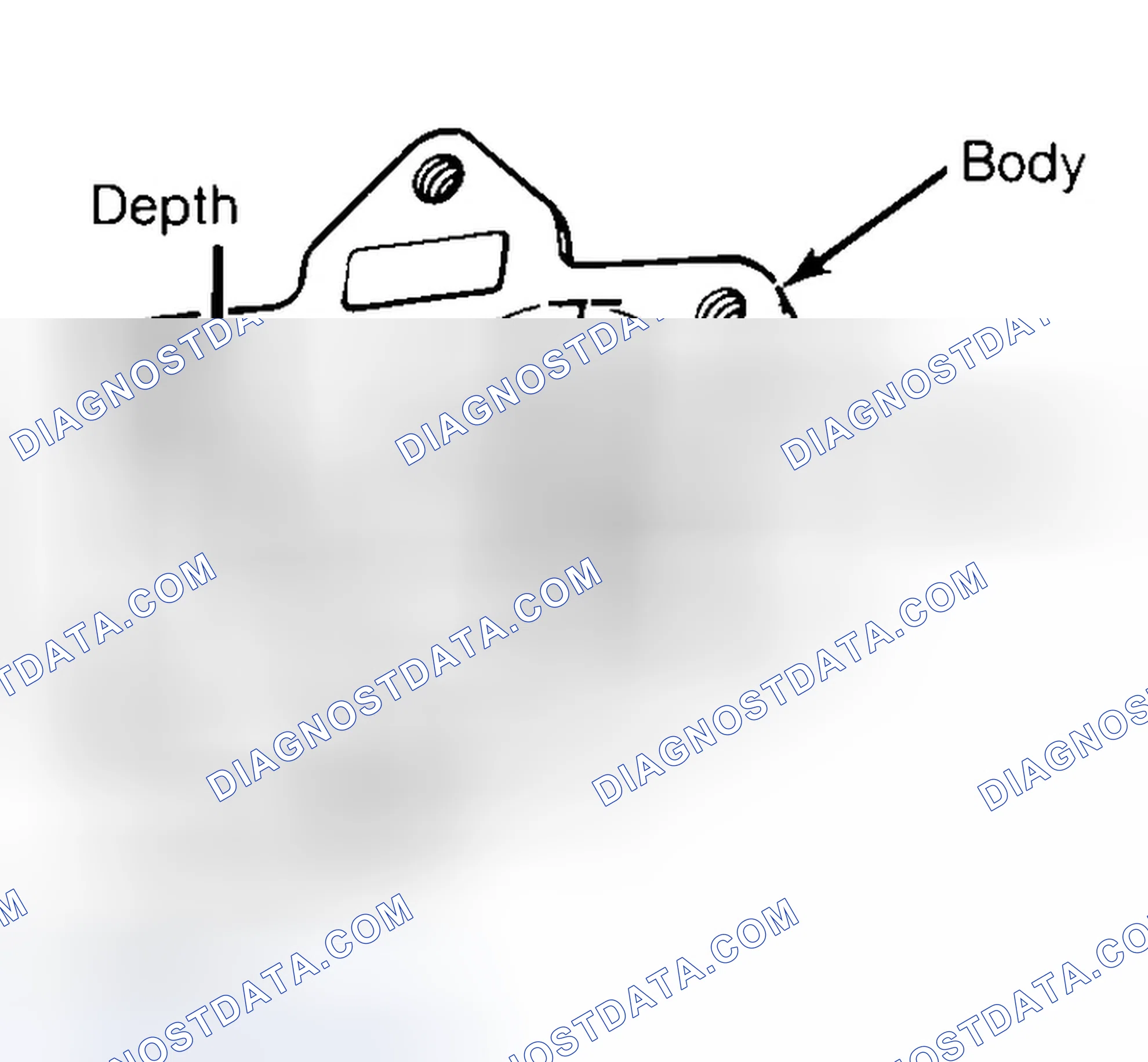 Scheme 35: Measuring Oil Pump Gear Cavity