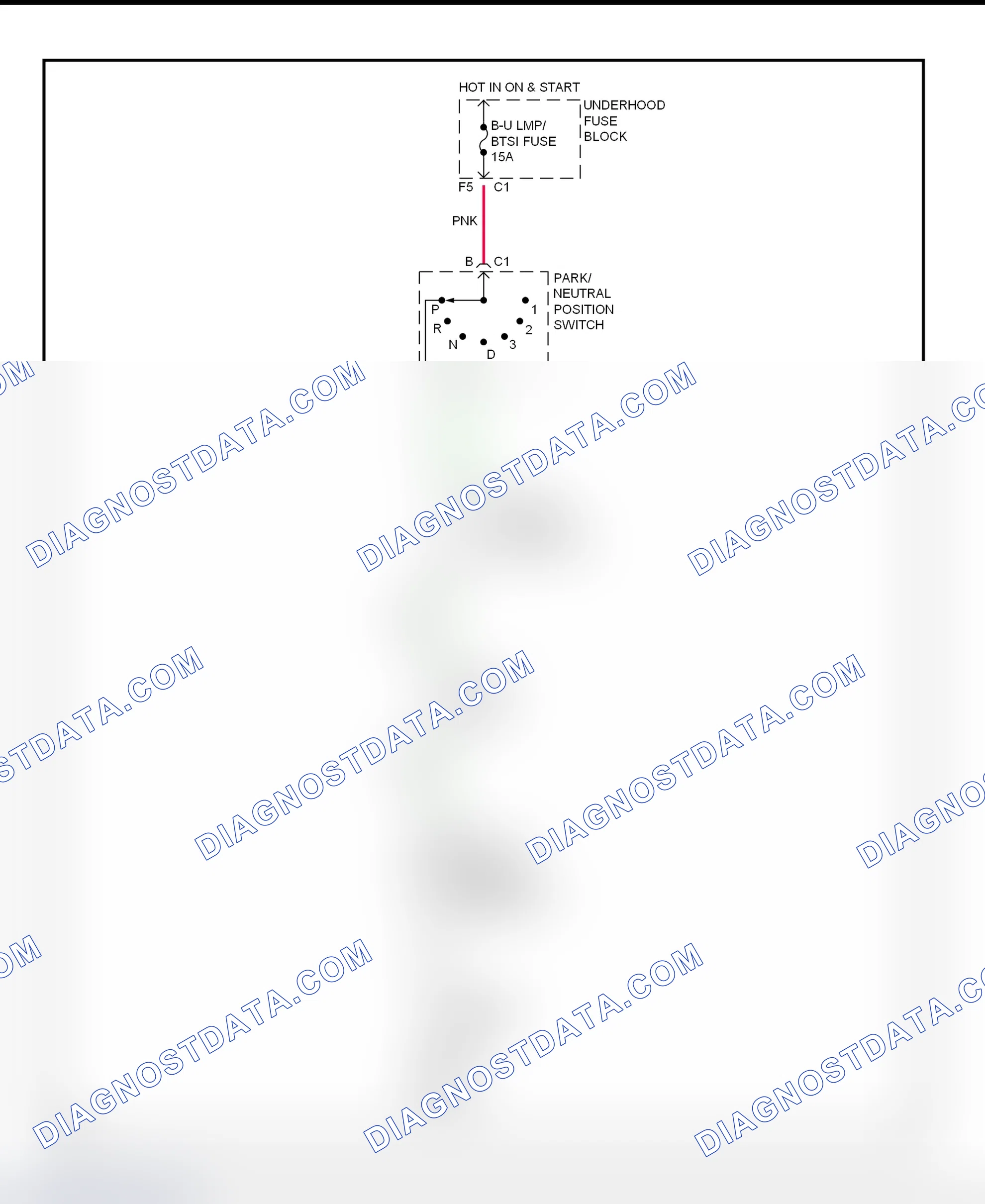 Fig. 30: Shift Interlock System Wiring Diagram (Alero & Grand Am)