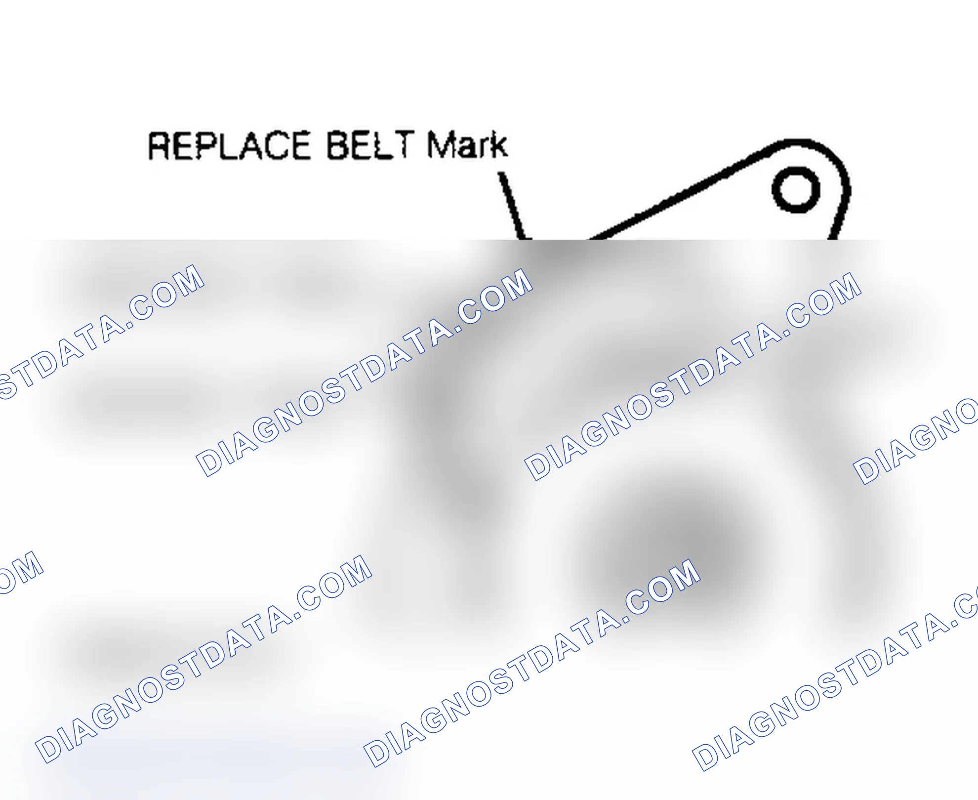 Scheme 2: Identifying Serpentine Belt Tensioner Marks (Typical)