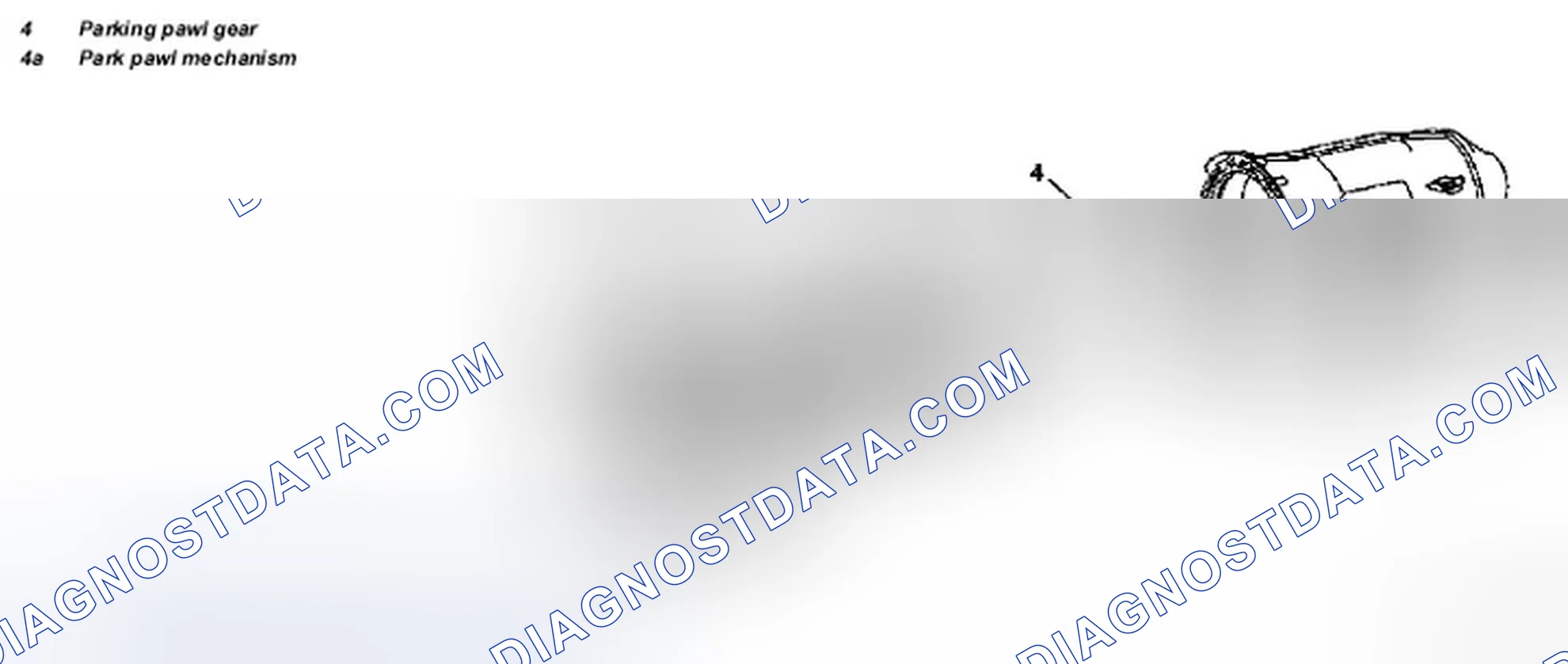 Scheme 253: Park pawl, location/task/design/function - GF27.10-P-5100GA