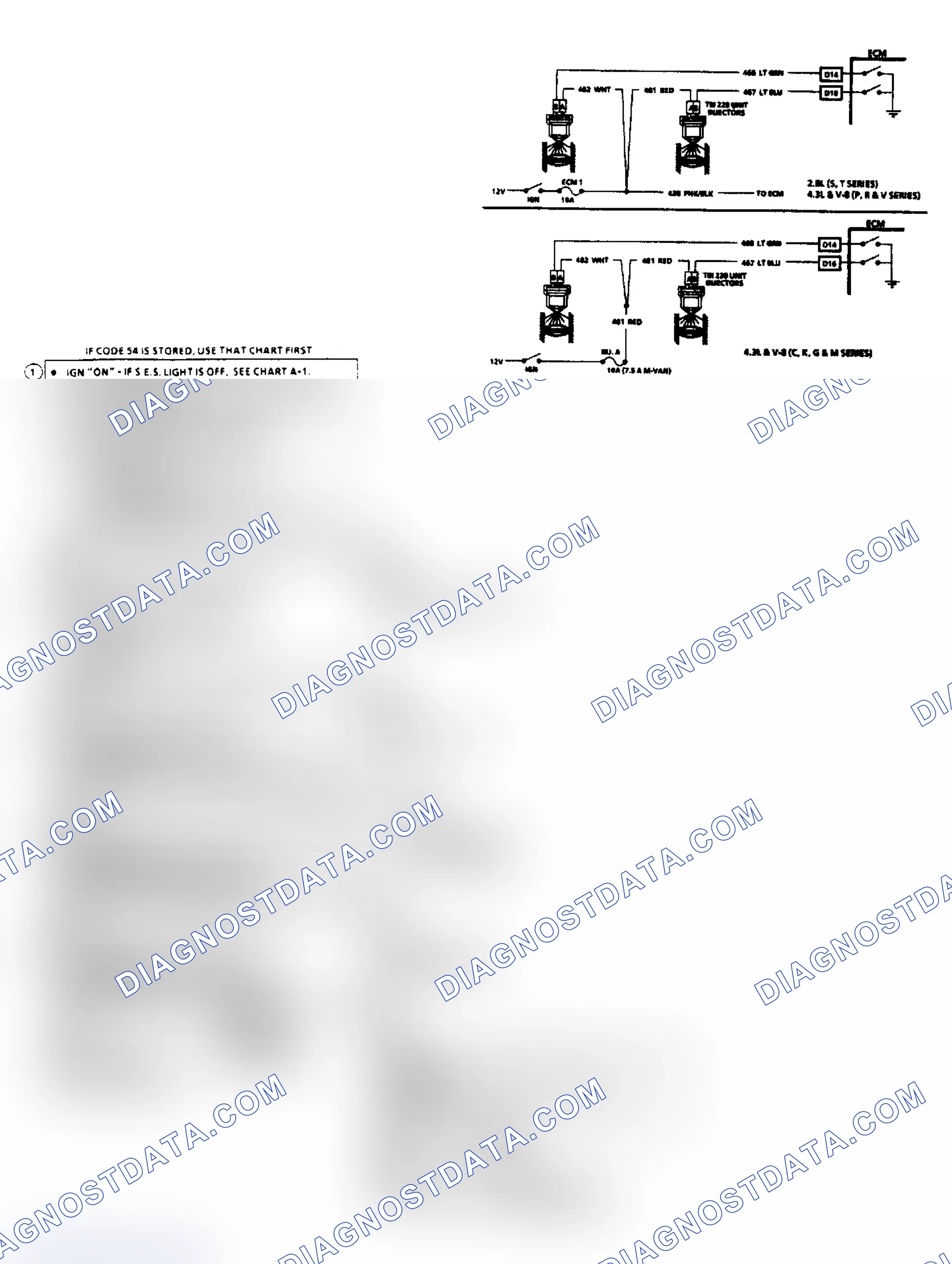 Scheme 55: Chart A3 Cranks, But Will Not Run (All Except 2.5L)