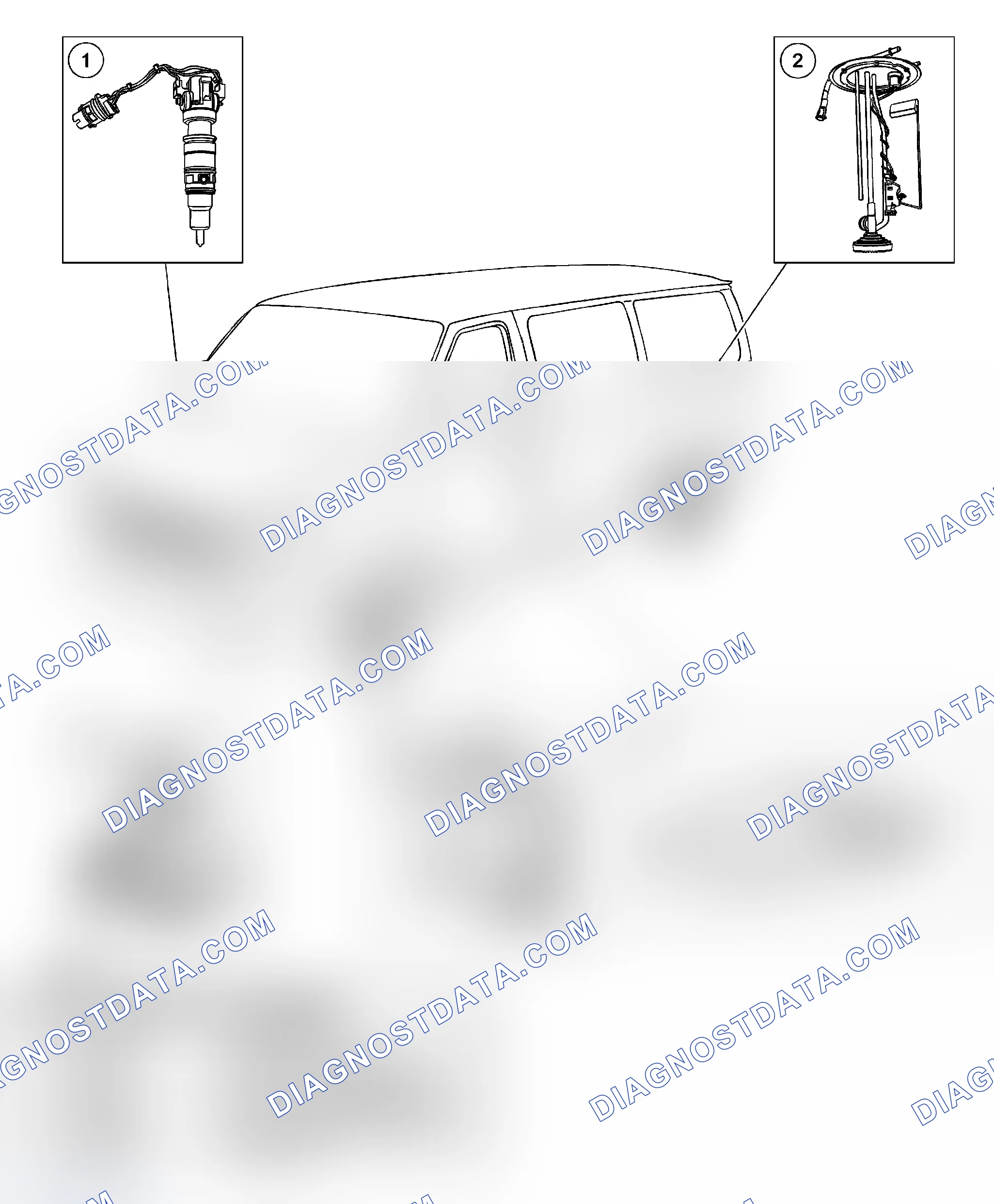 Scheme 106: Fuel System - 6.0L Diesel