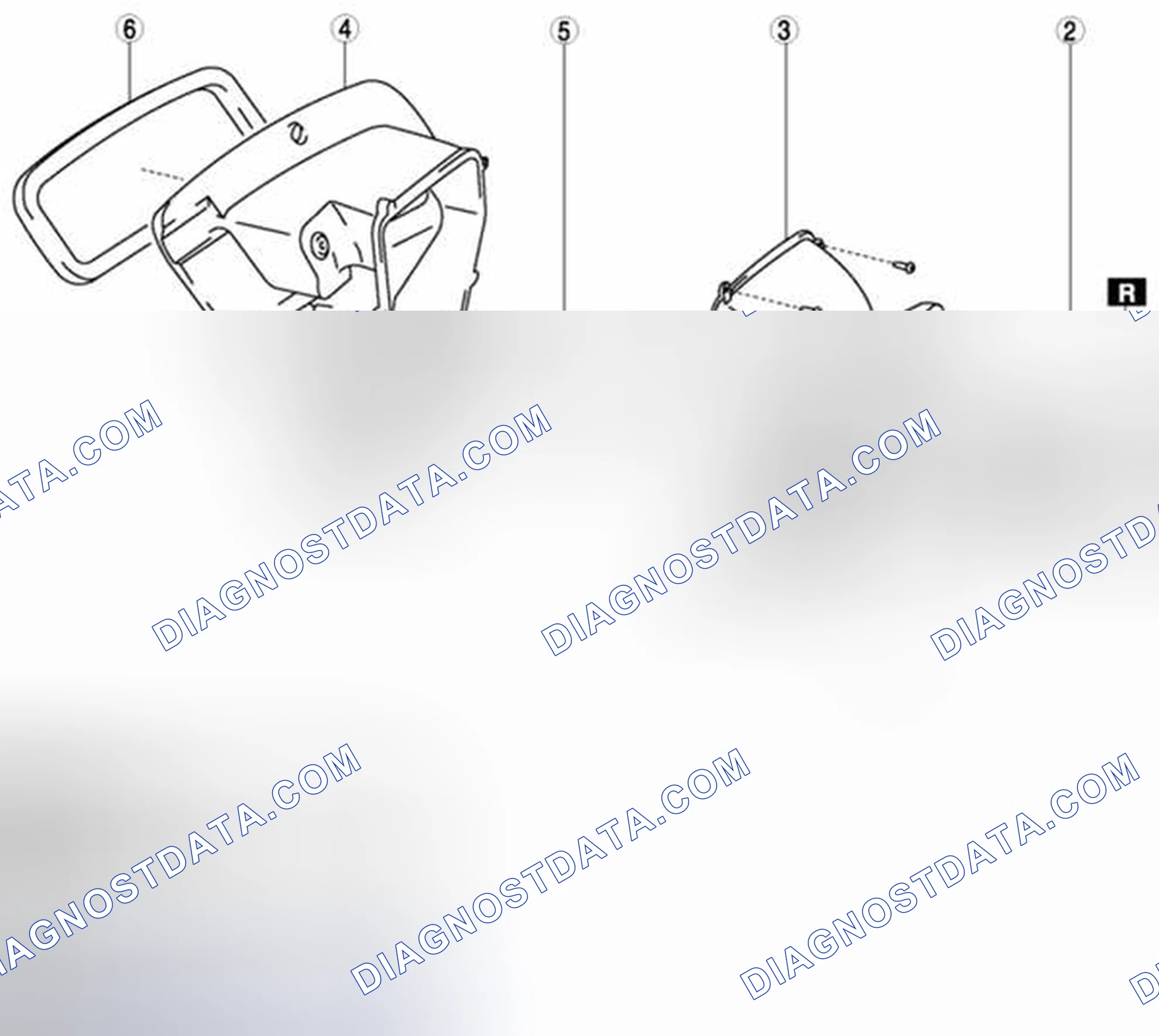 Scheme 51: Identifying Air Intake Duct Disassemble Order