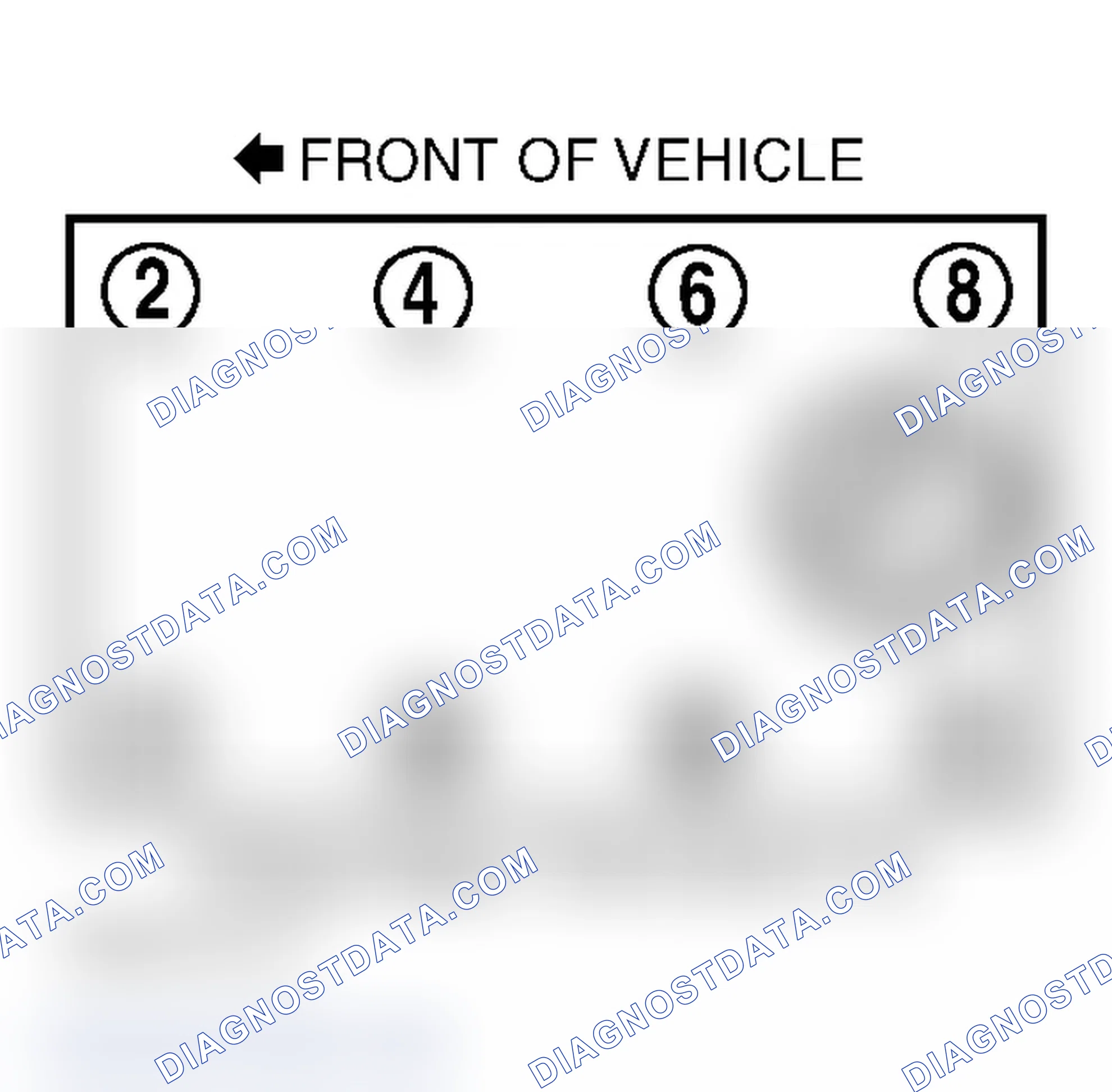Scheme 6: Firing Order & Distributor Rotation 5.2L & 5.9L Gasoline V8 (Dakota, Durango, Ram Pickup, Ram Van & Ram Wagon)