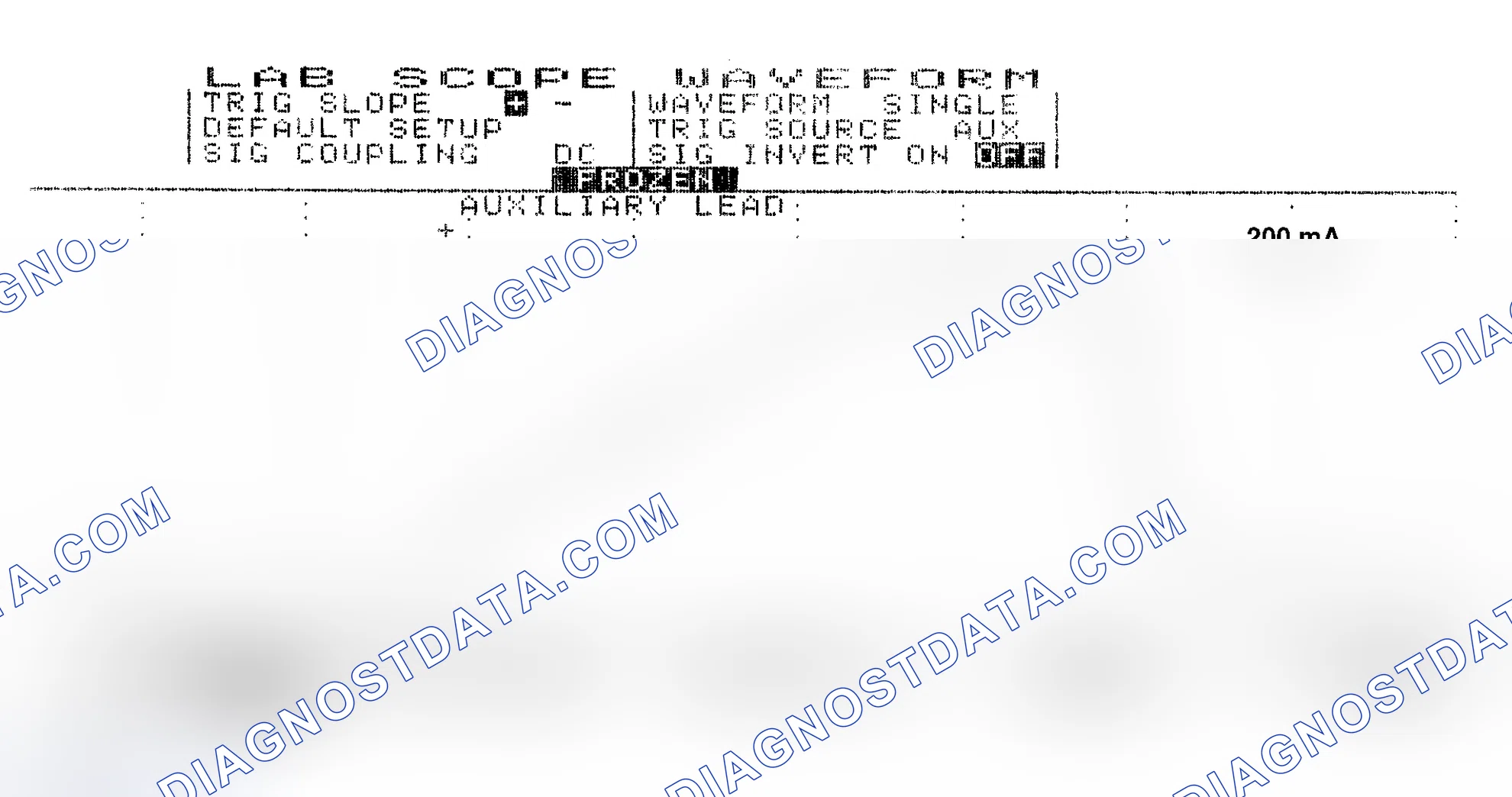Scheme 13: Single Injector w/Normal Current Flow - Current Pattern