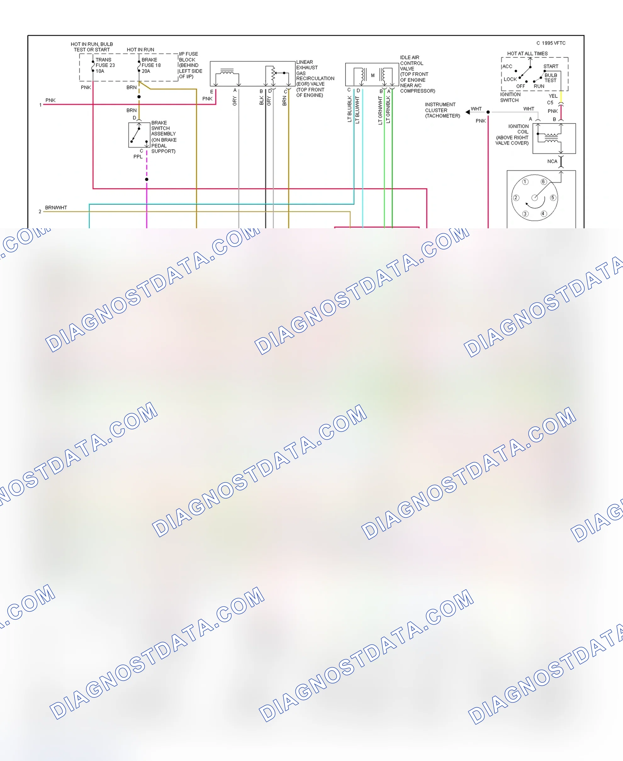 Scheme 17: Wiring Diagram ("S" & "T" Blazer, Jimmy, Pickup & Sonoma - 4.3L VIN W W/VCM - 2 Of 3)
