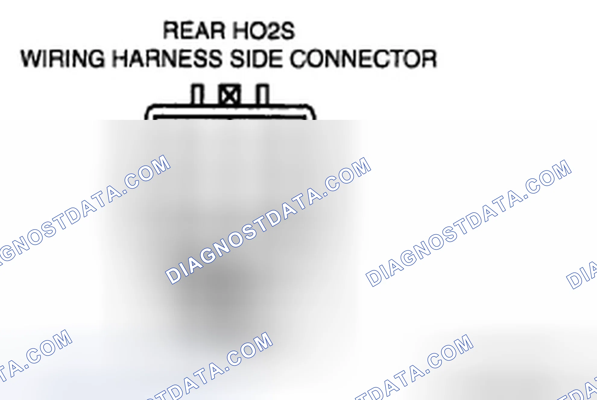 Scheme 70: Rear HO2S Circuit Open/Short Inspection (Sensor)