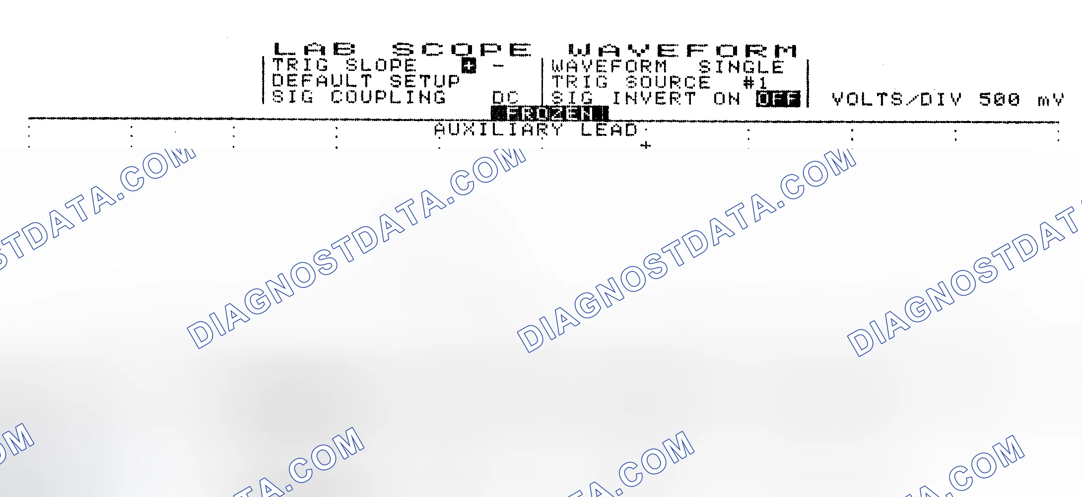 Scheme 10: Single Injector w/Excessive Current Flow - Current Pattern