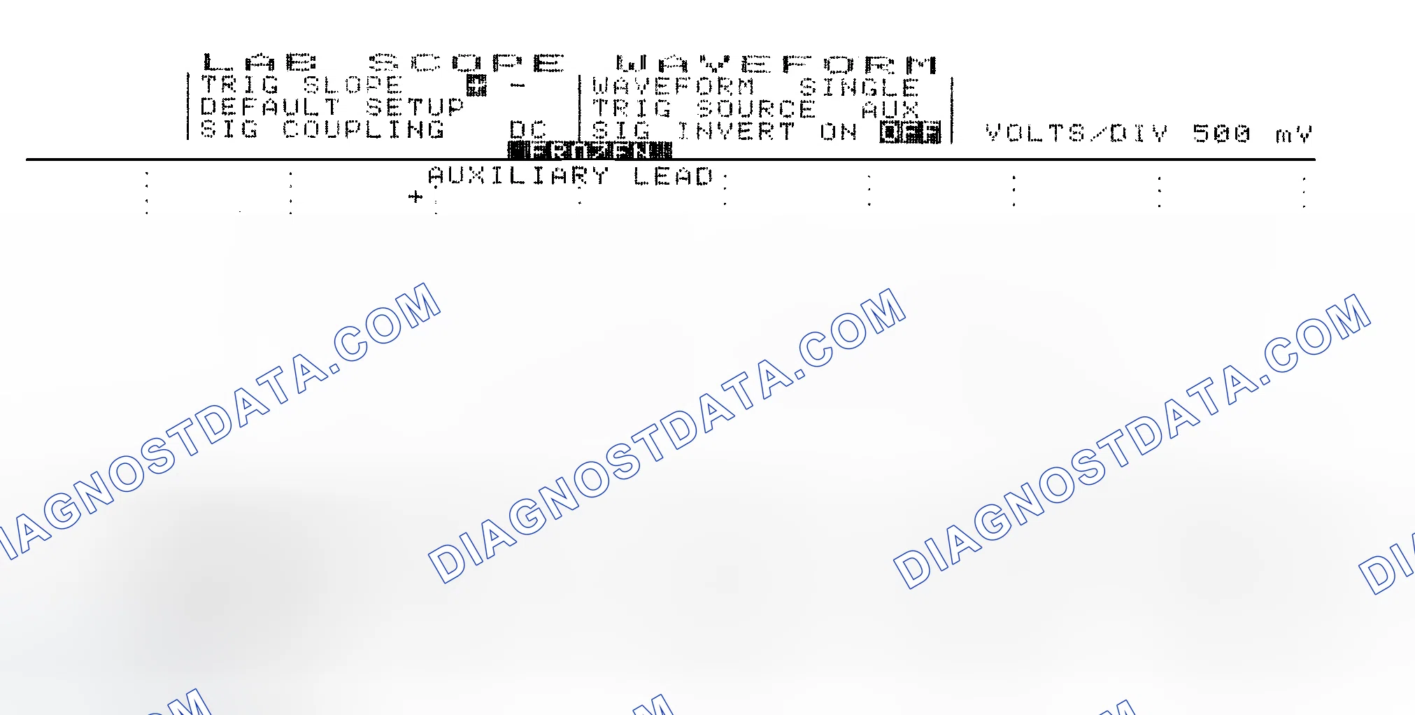 Scheme 14: Single Injector w/Excessive Current Flow - Current Pattern