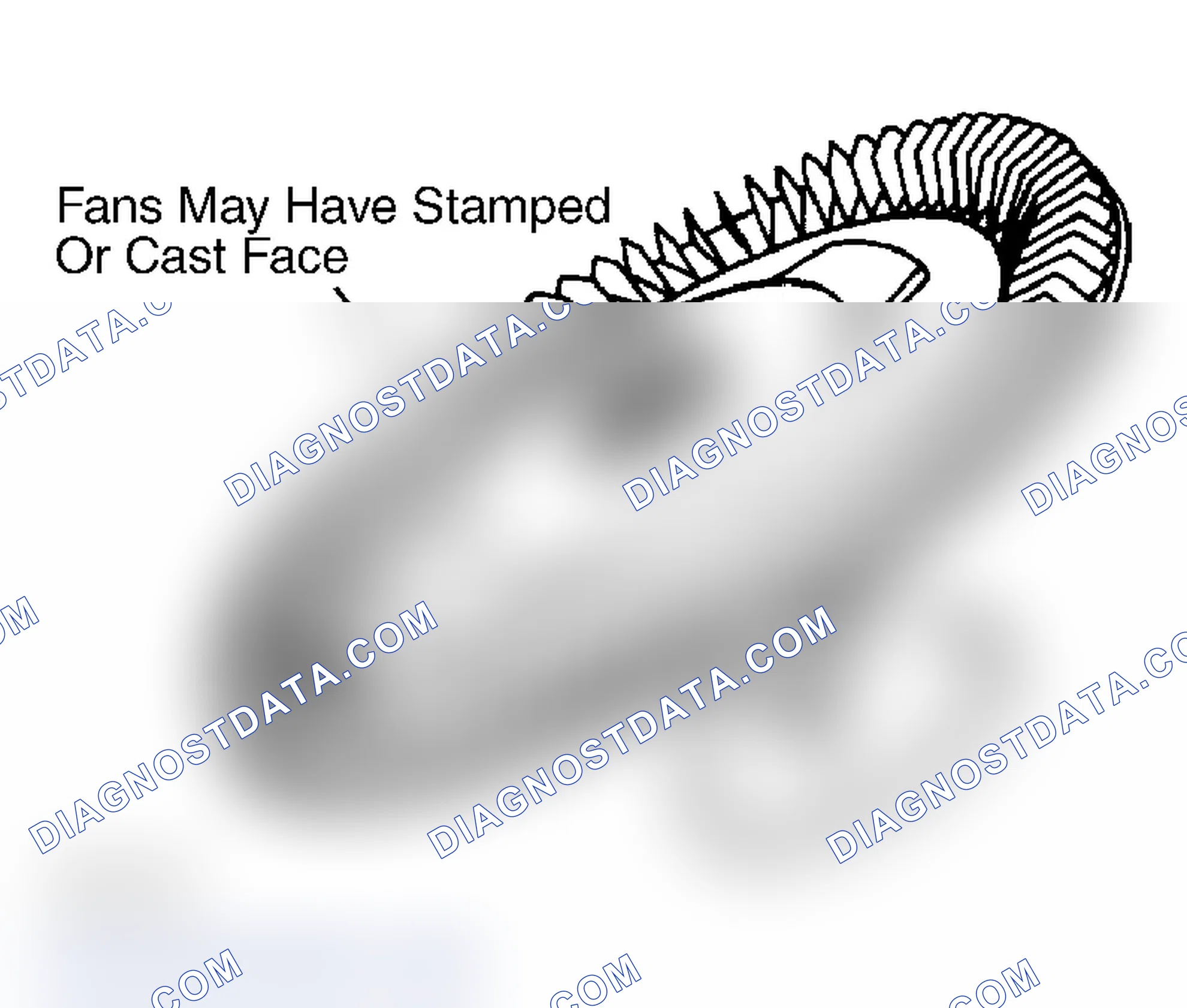 Scheme 7: Thermostatically Controlled Fan Assembly Shown with stamped face and bi-metallic coil spring.