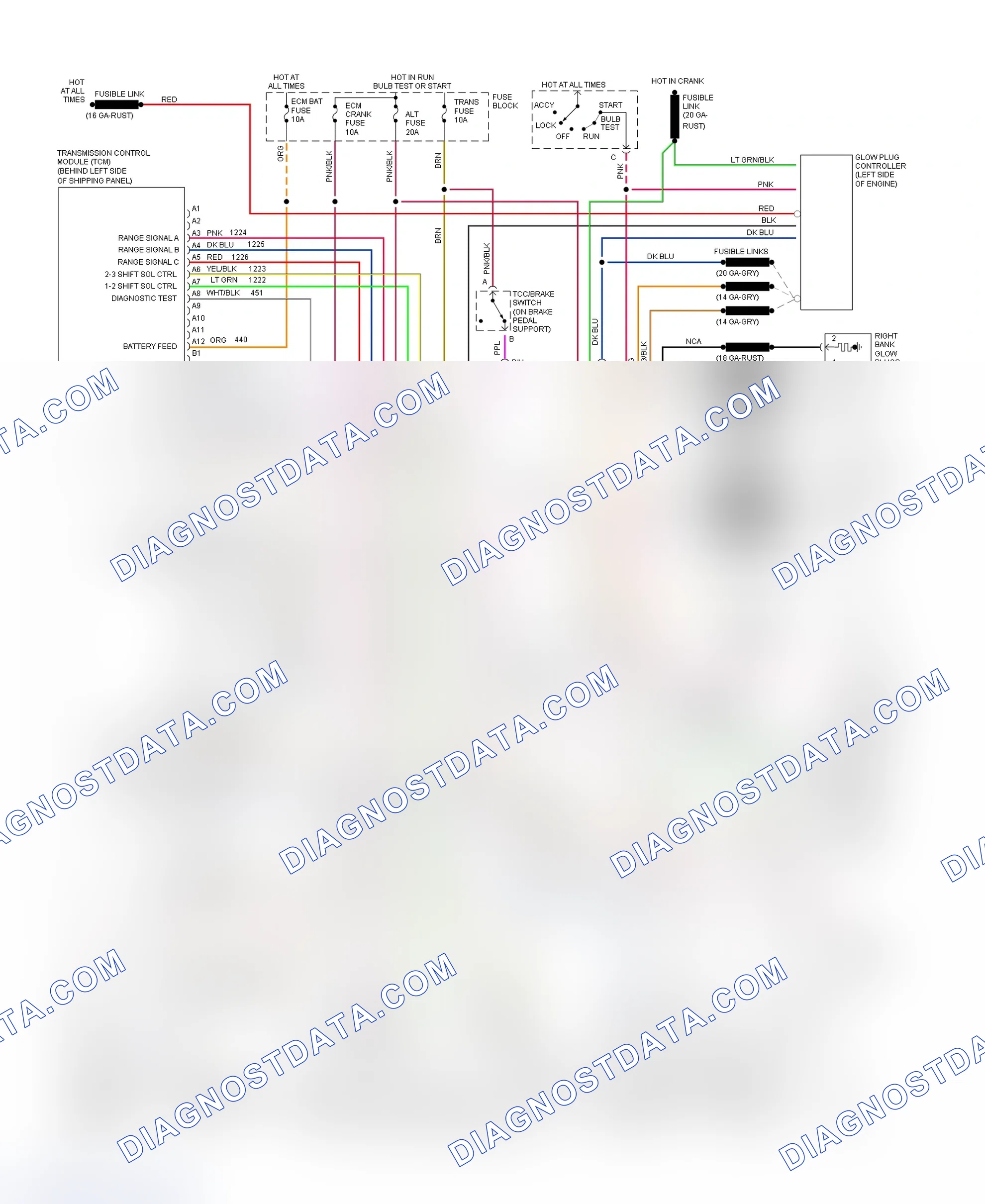 Scheme 275: Wiring Diagram ("P" Series - Commercial - (VIN Y) With 4L80-E)