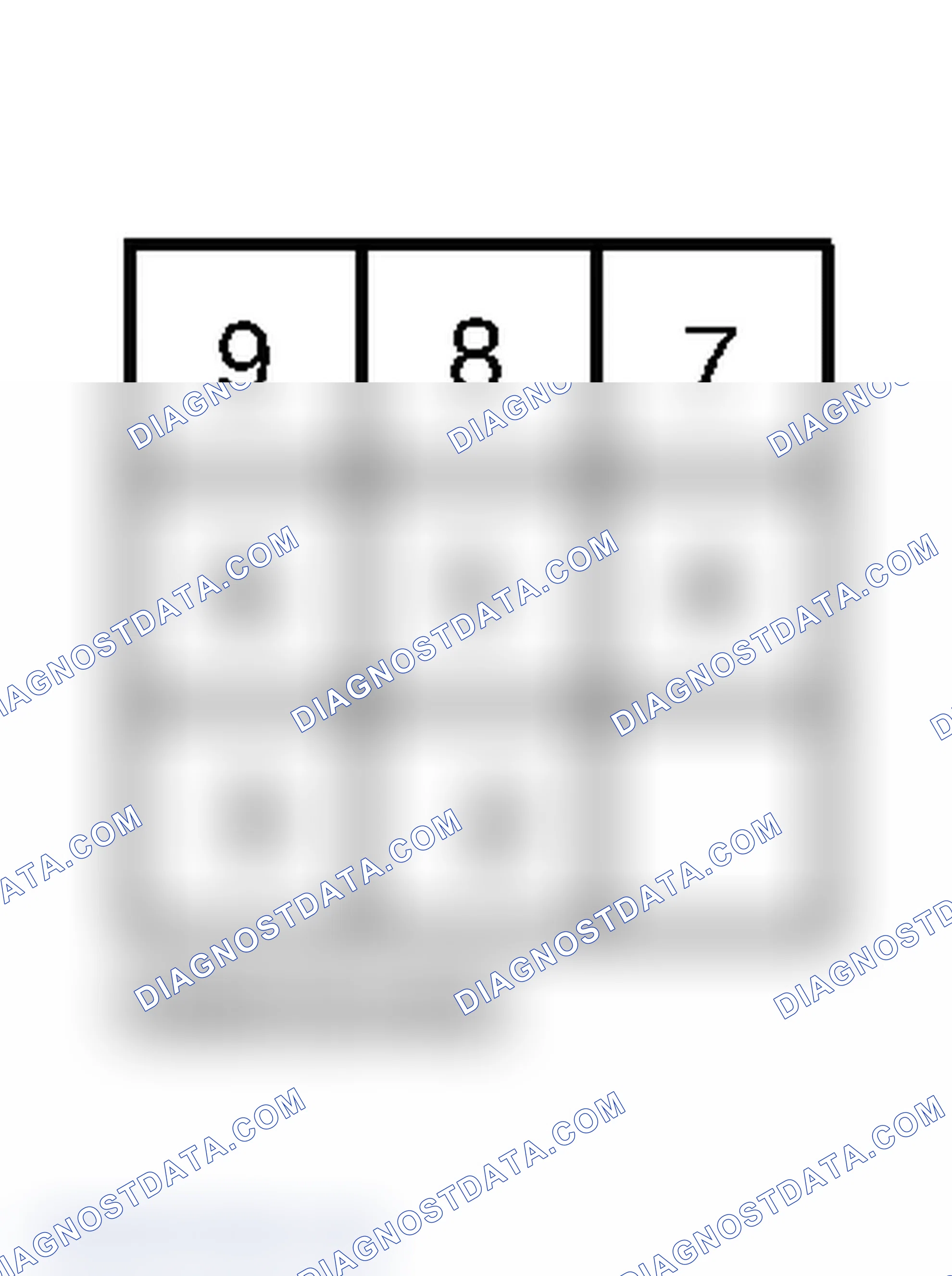 Scheme 31: Control Module Connector Terminal Identification (9-Pin Connector)