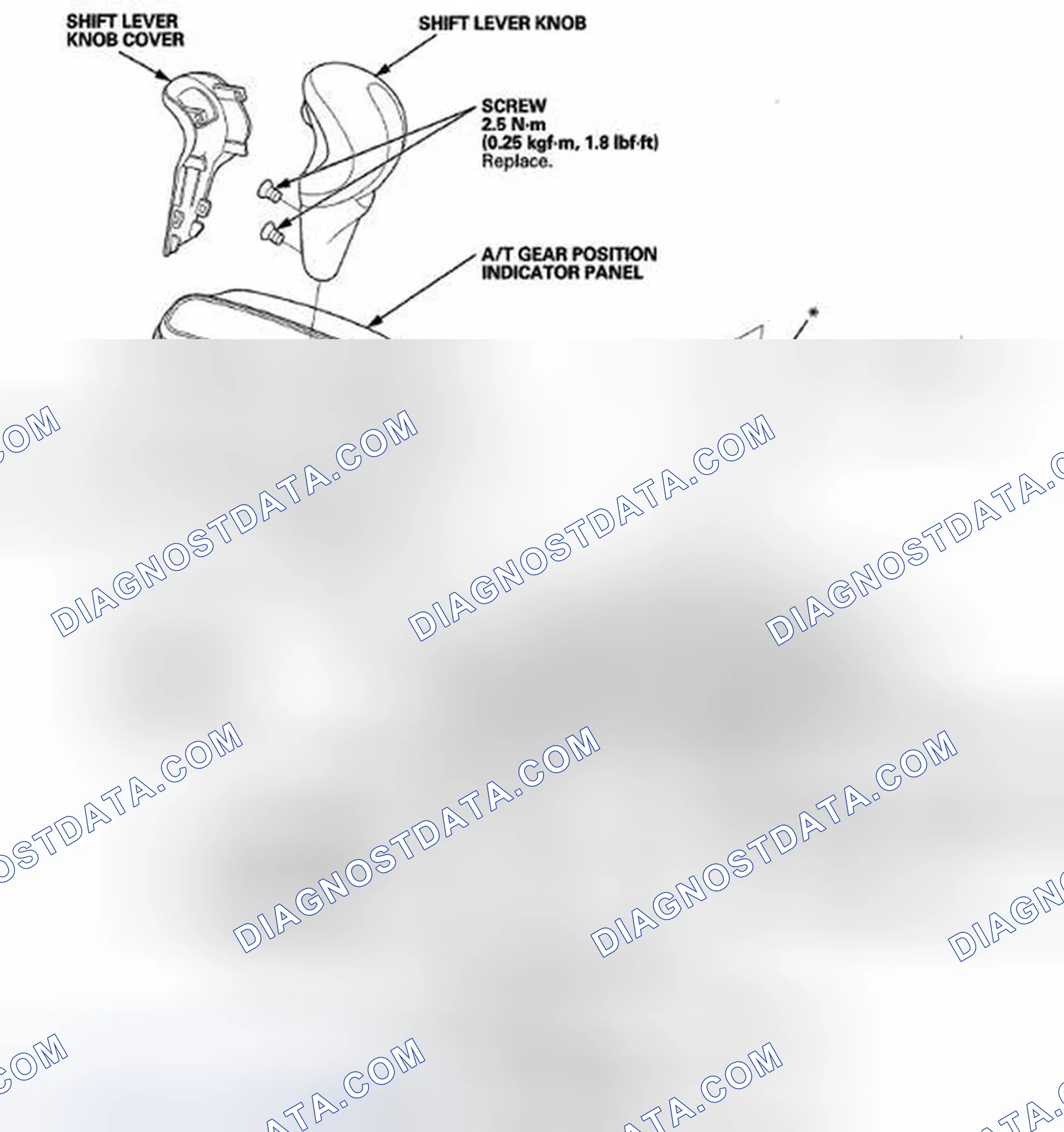Scheme 152: Shift Lever Disassembly/Reassembly