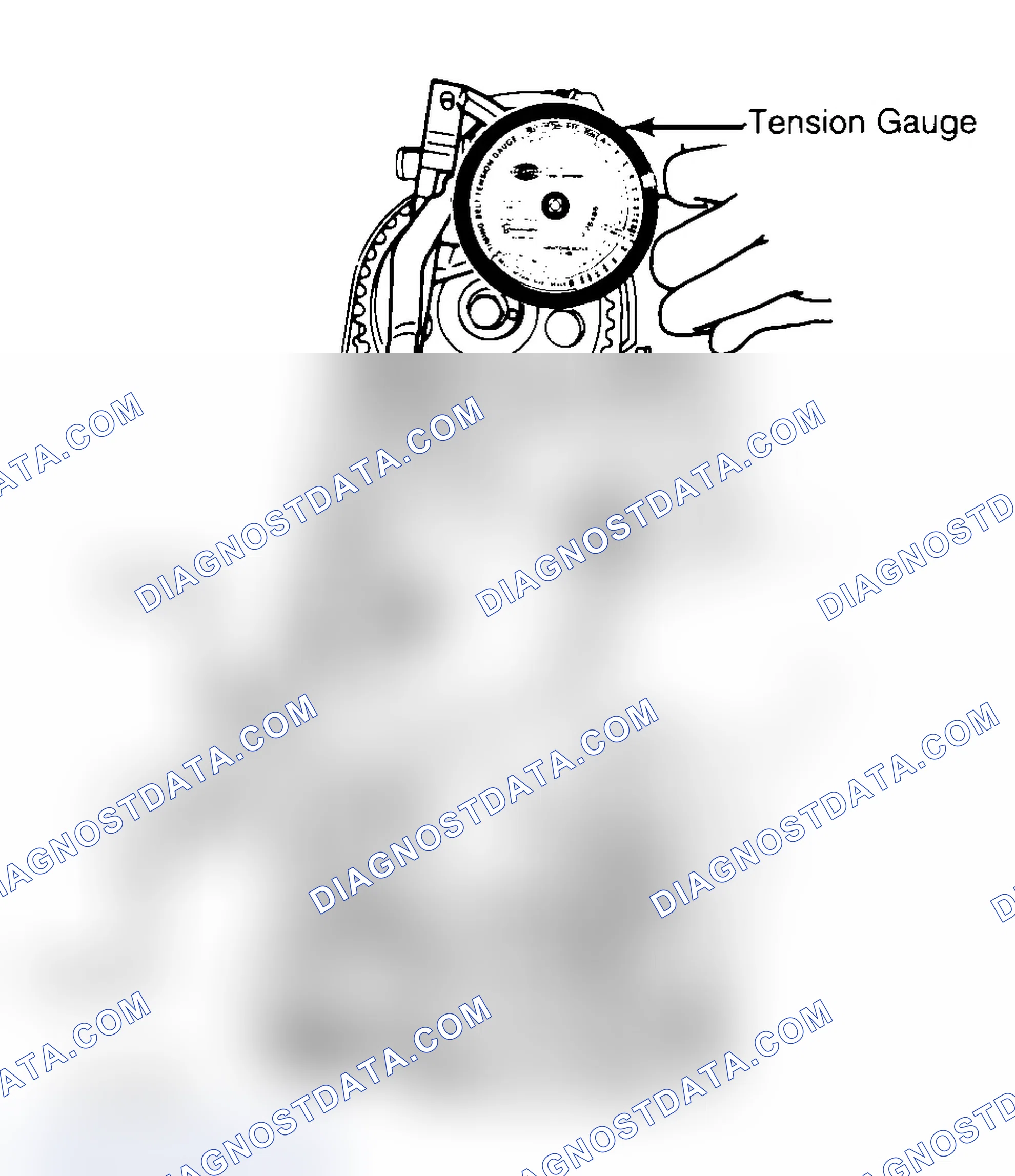 Scheme 28: Adjusting Typical Timing Belt Tension