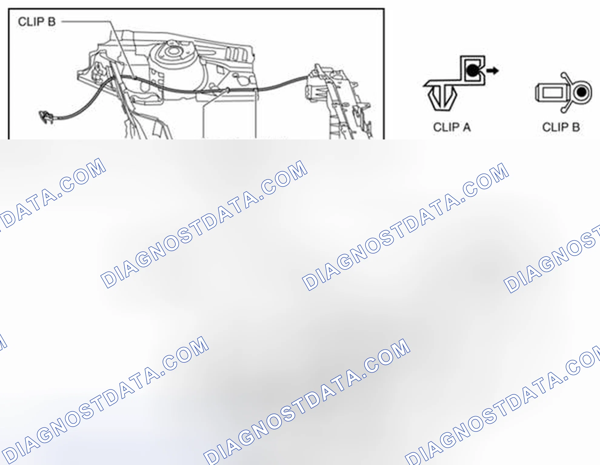 Scheme 53: HOOD RELEASE CABLE REMOVAL/INSTALLATION
