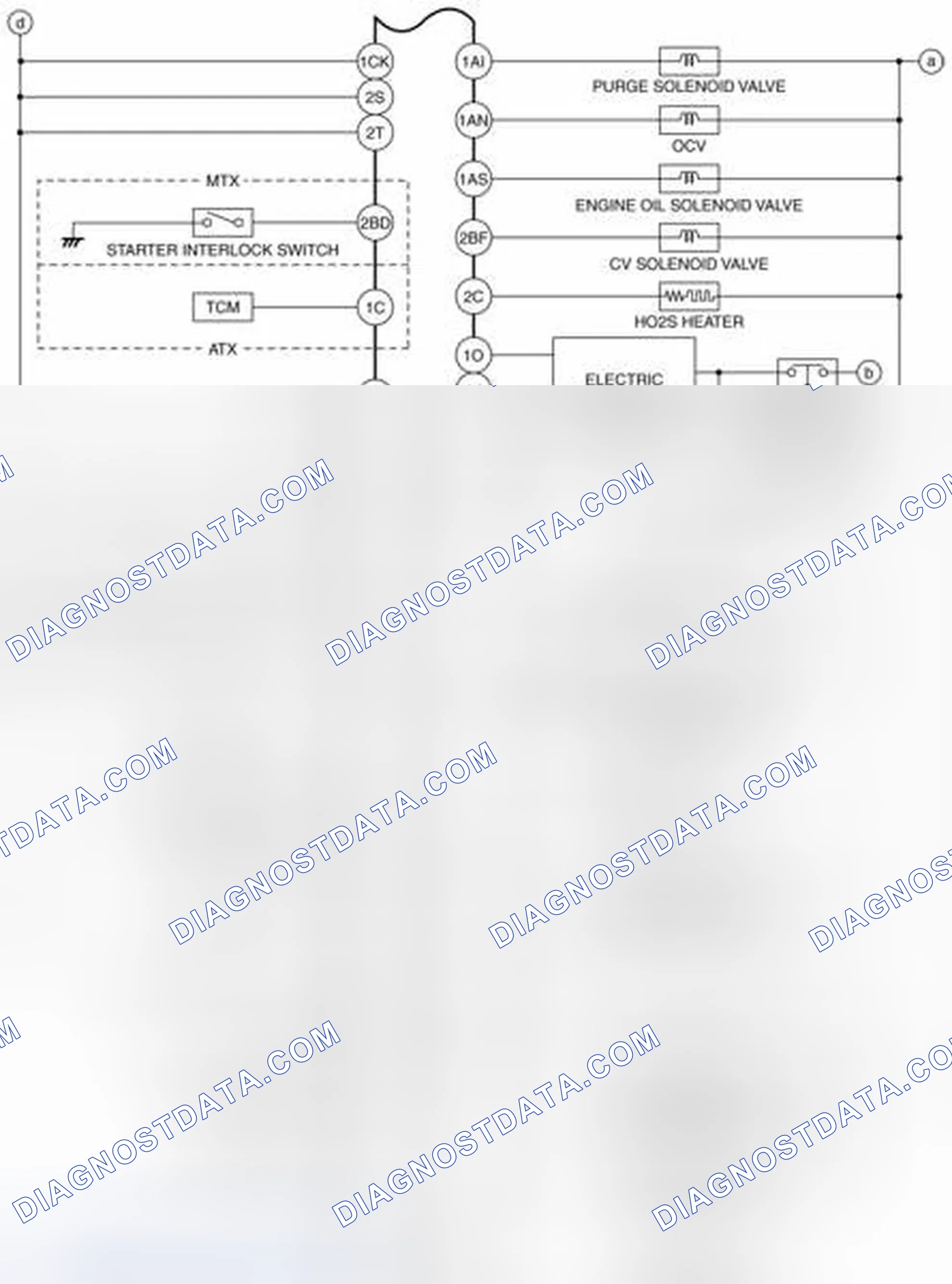 Scheme 176: Engine Control System Wiring Diagram (2 Of 3)