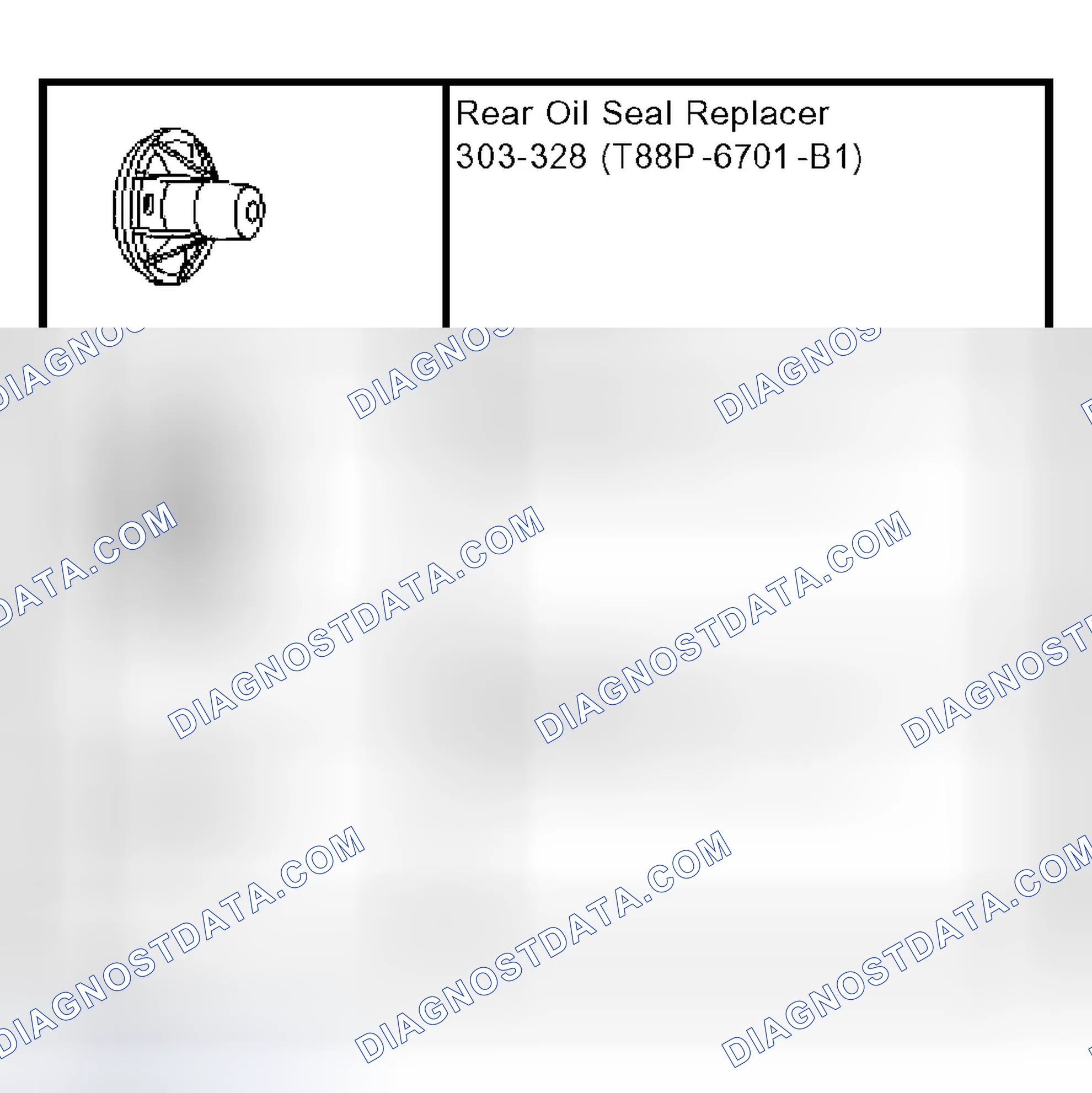 Scheme 705: Special Tool(s)