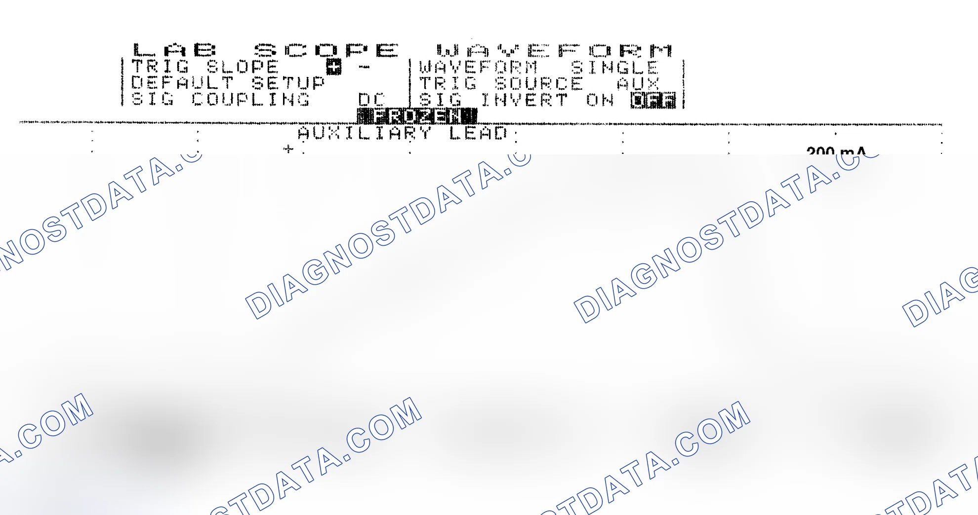 Scheme 13: Single Injector w/Normal Current Flow - Current Pattern