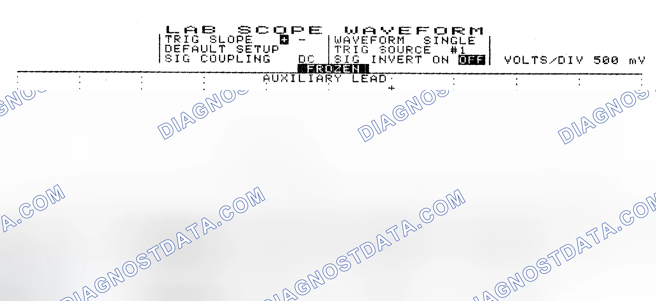 Scheme 10: Single Injector w/Excessive Current Flow - Current Pattern