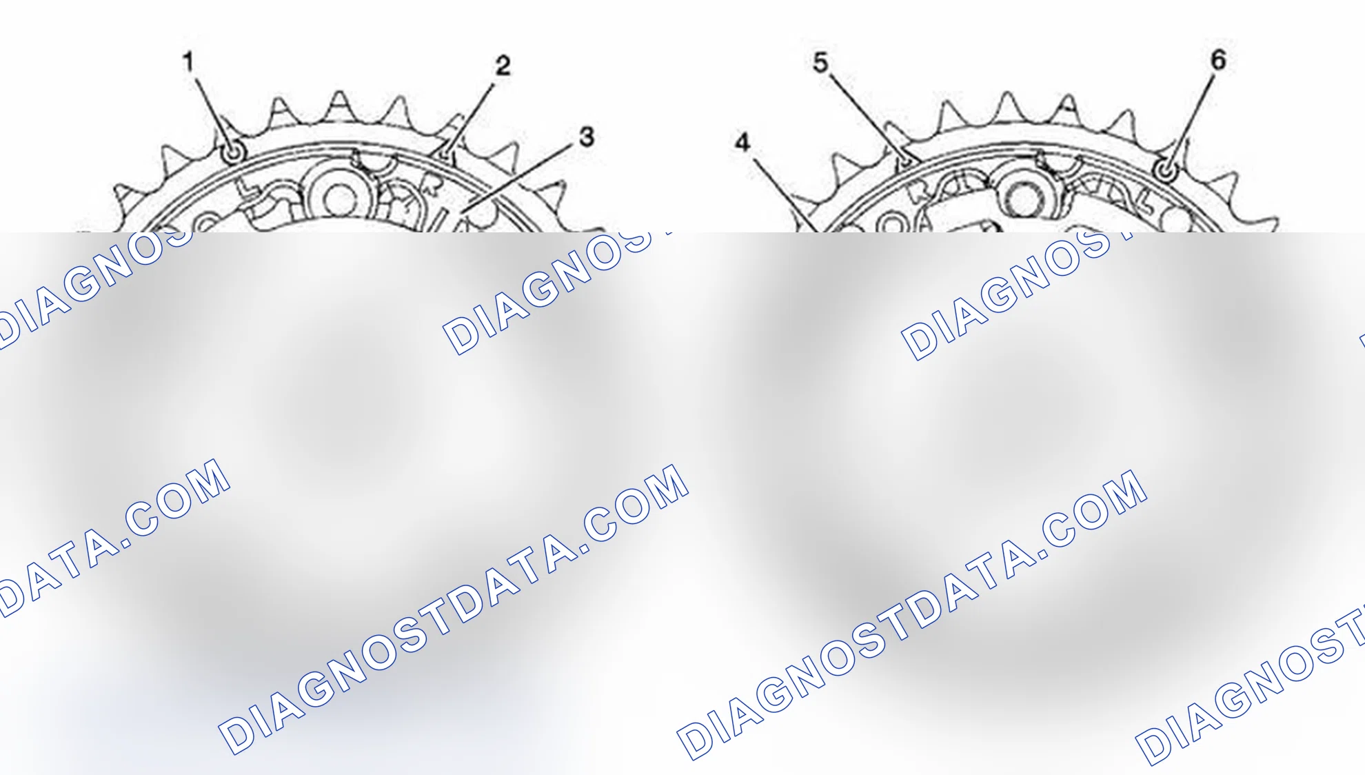 Scheme 88: Camshaft Timing Drive Chain Alignment Diagram (W/Primary Inverted Tooth (IT) Chain)