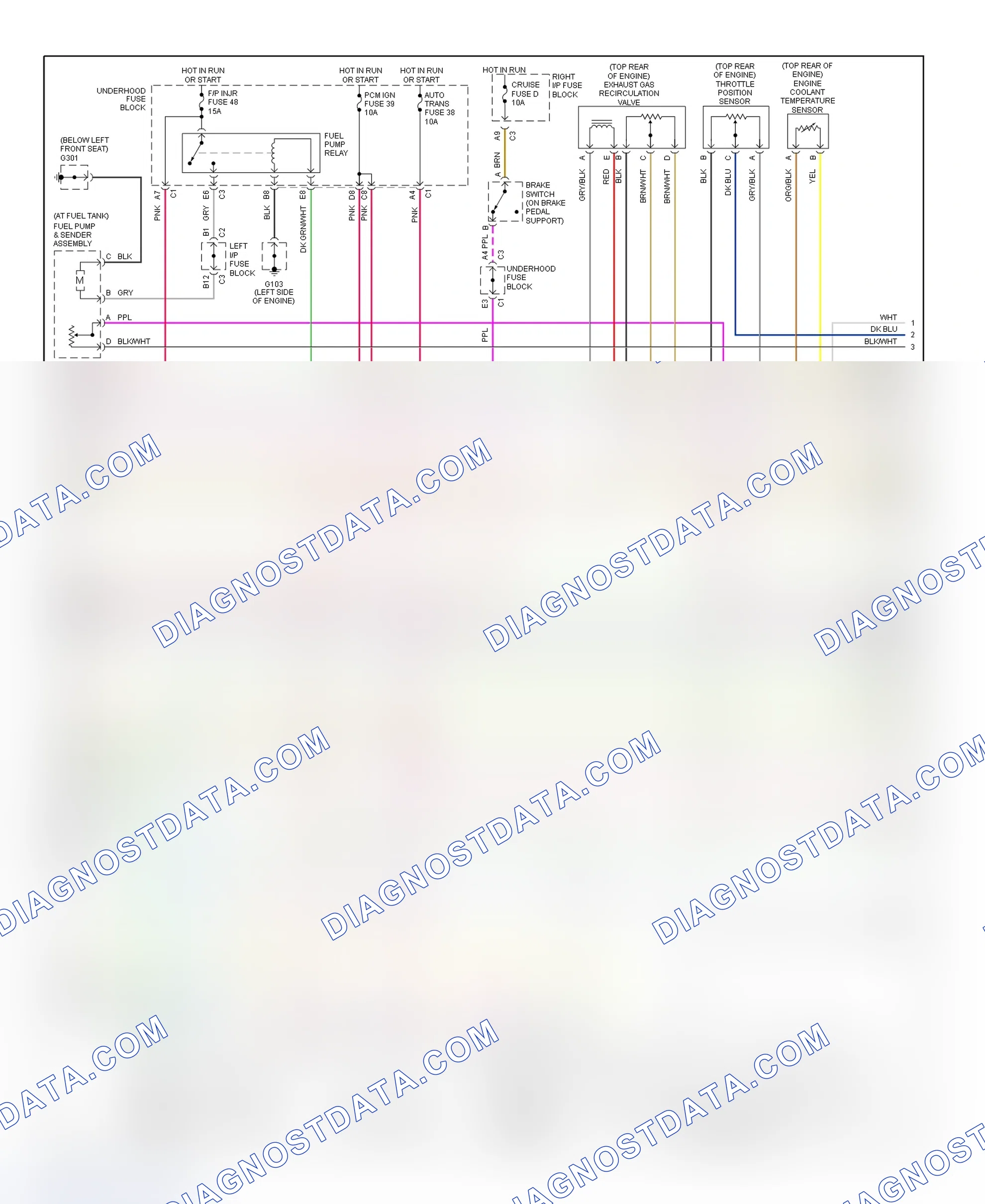Scheme 180: PCM Wiring Diagram (Malibu - 3.1L - 2 Of 3)