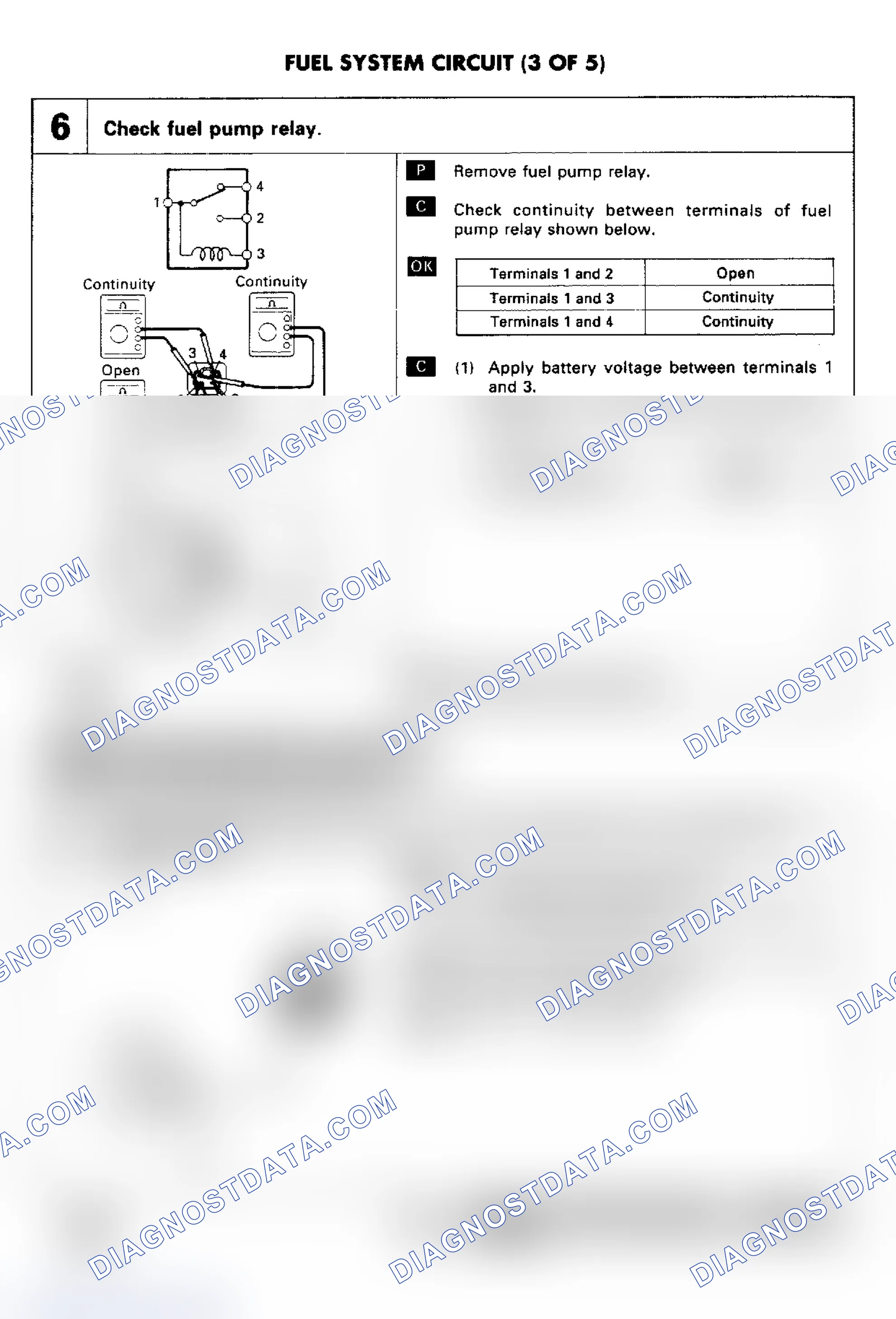 Scheme 53: Fuel System Circuit (3 of 5)