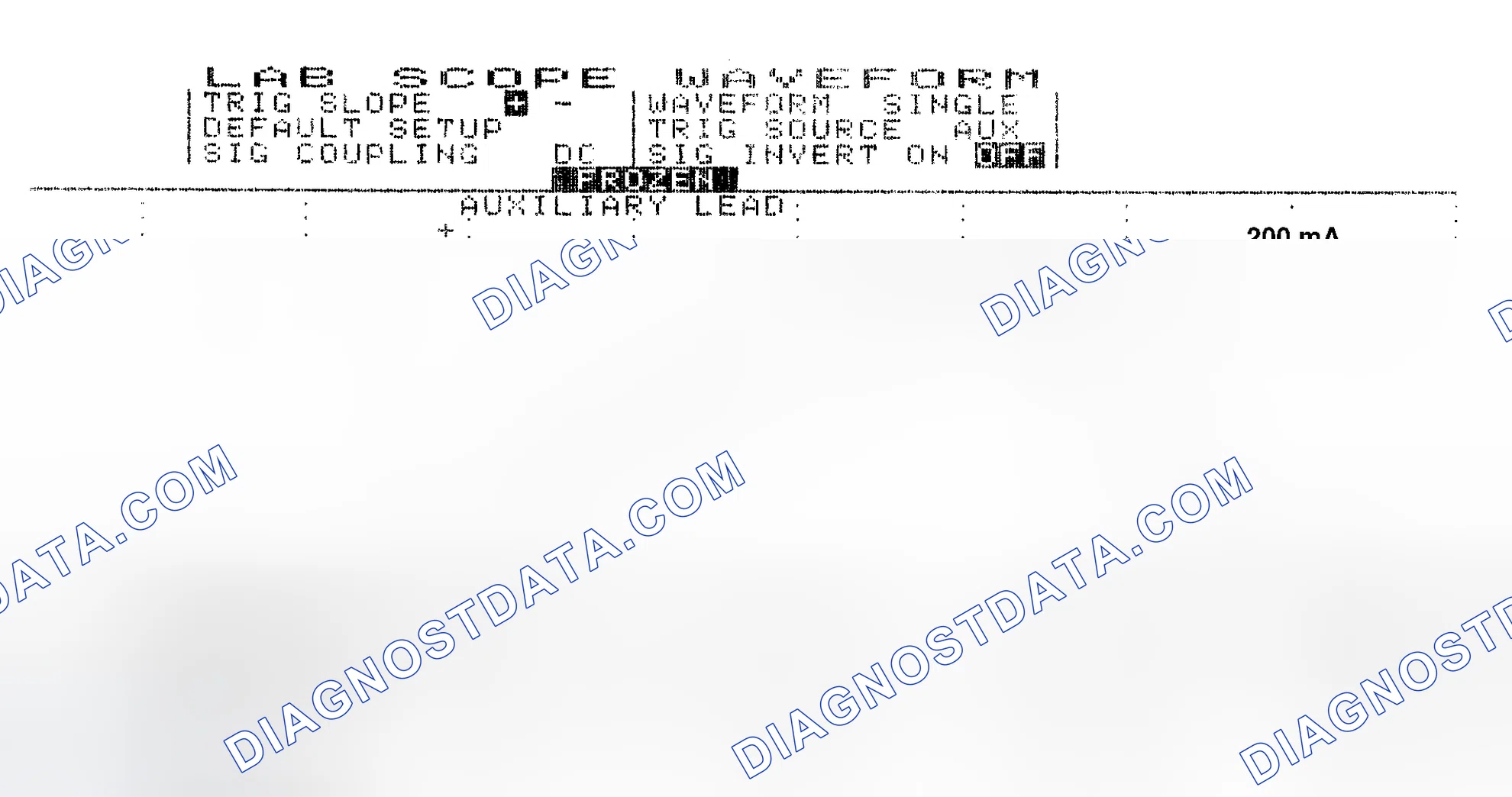 Scheme 13: Single Injector w/Normal Current Flow - Current Pattern